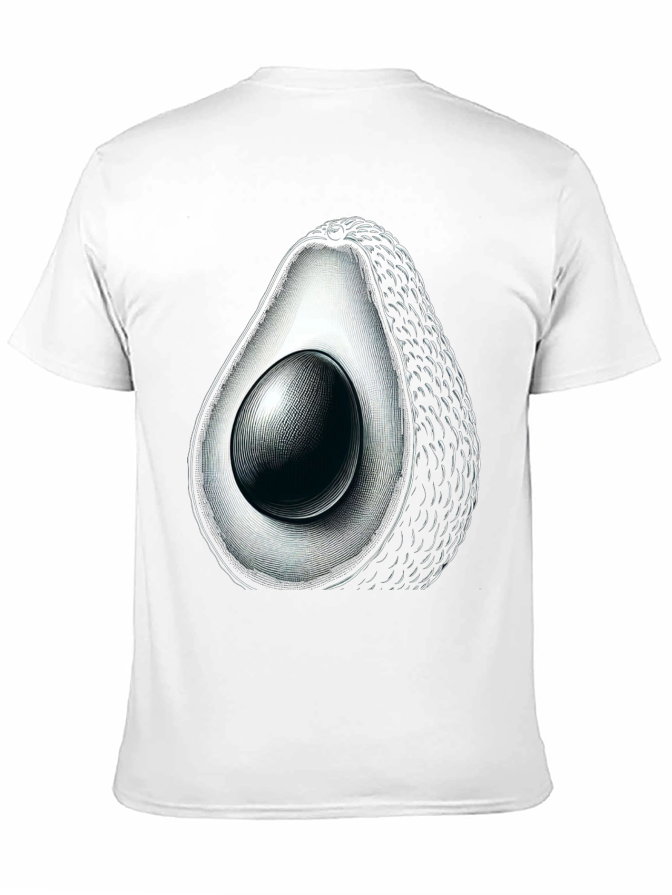 Avocado Graphic Tee - Trendy Foodie Shirt