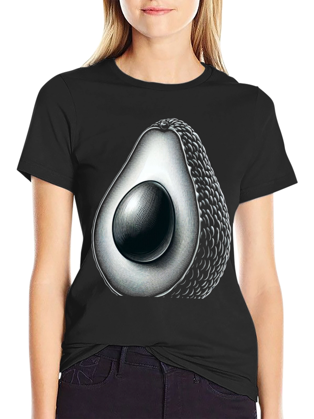Avocado Graphic Tee - Trendy Foodie Shirt