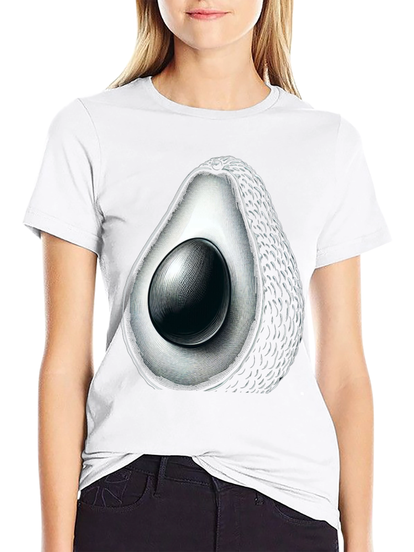 Avocado Graphic Tee - Trendy Foodie Shirt