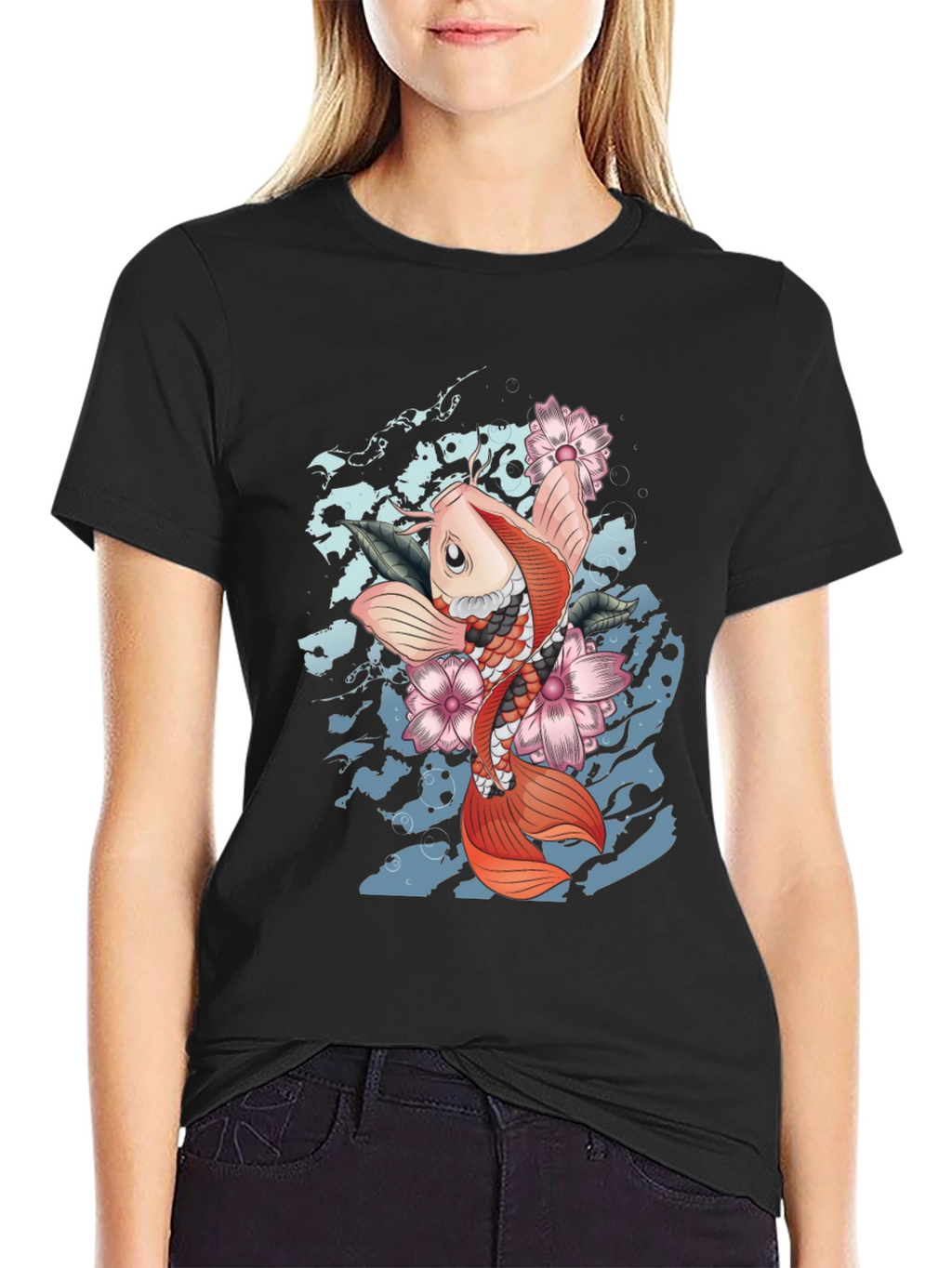 Koi Fish Graphic T-Shirt - Unique Design