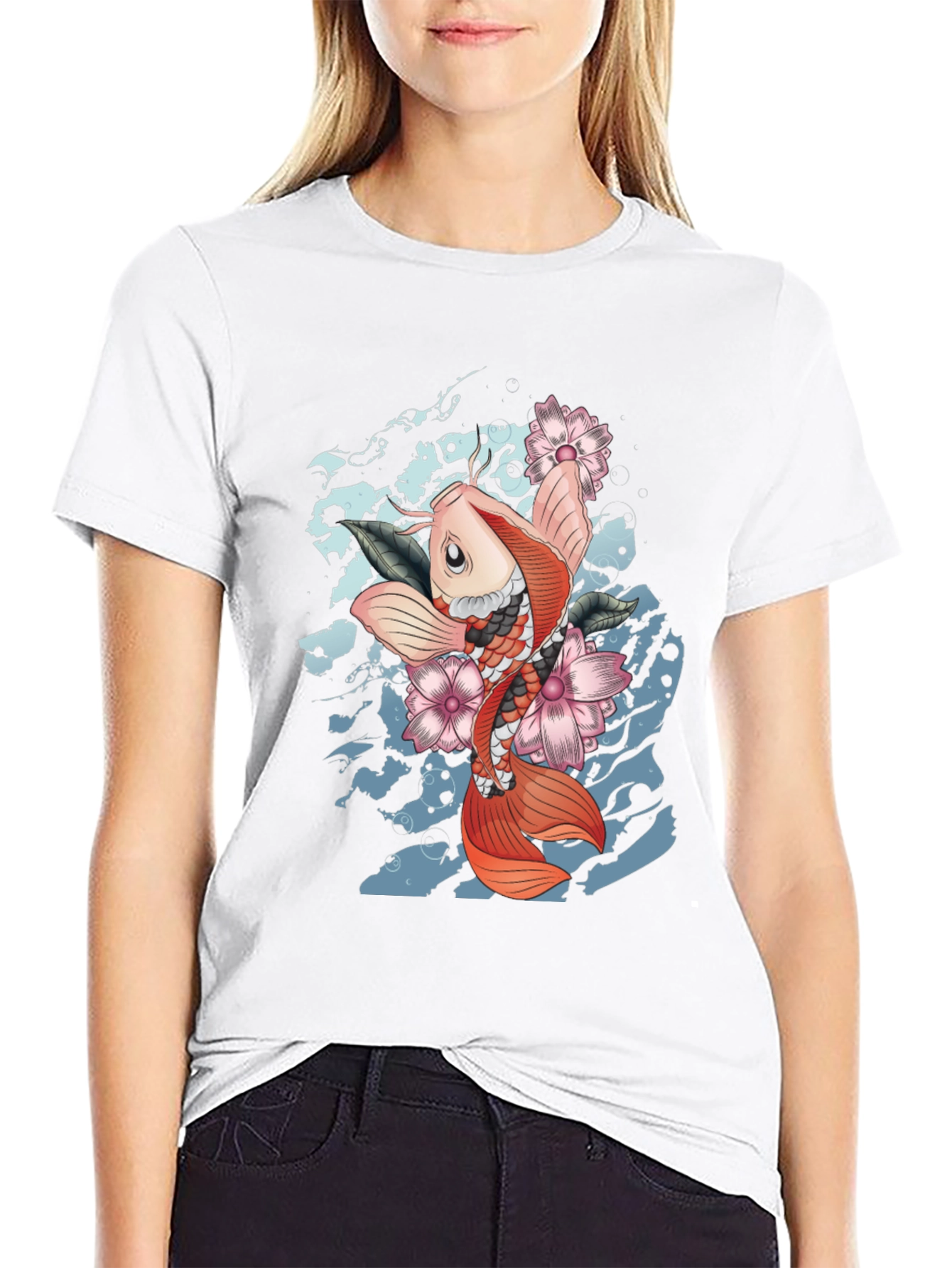 Koi Fish Graphic T-Shirt - Unique Design