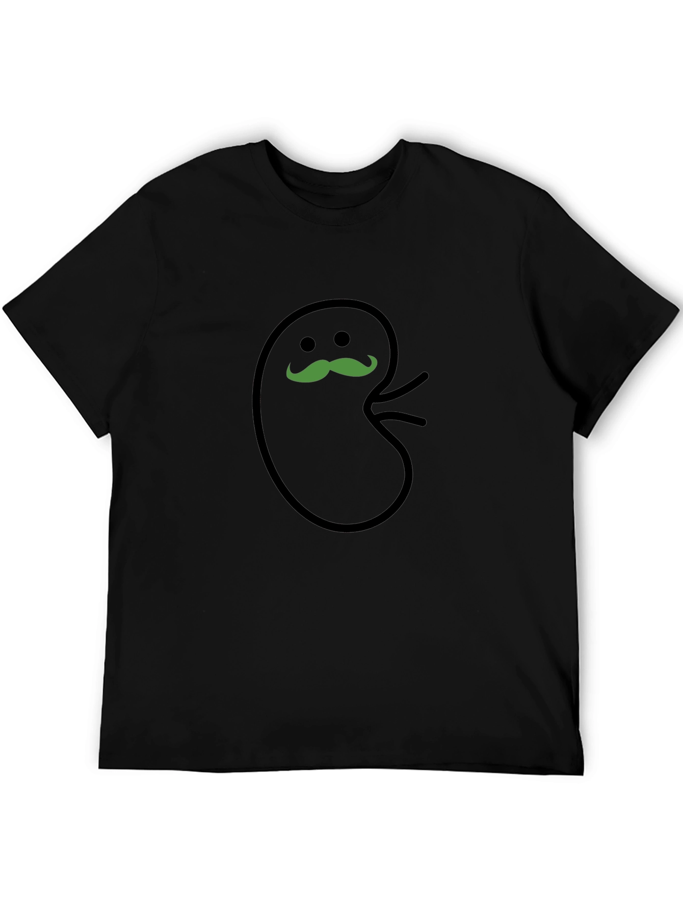 Whimsical Bean Character Graphic Tee