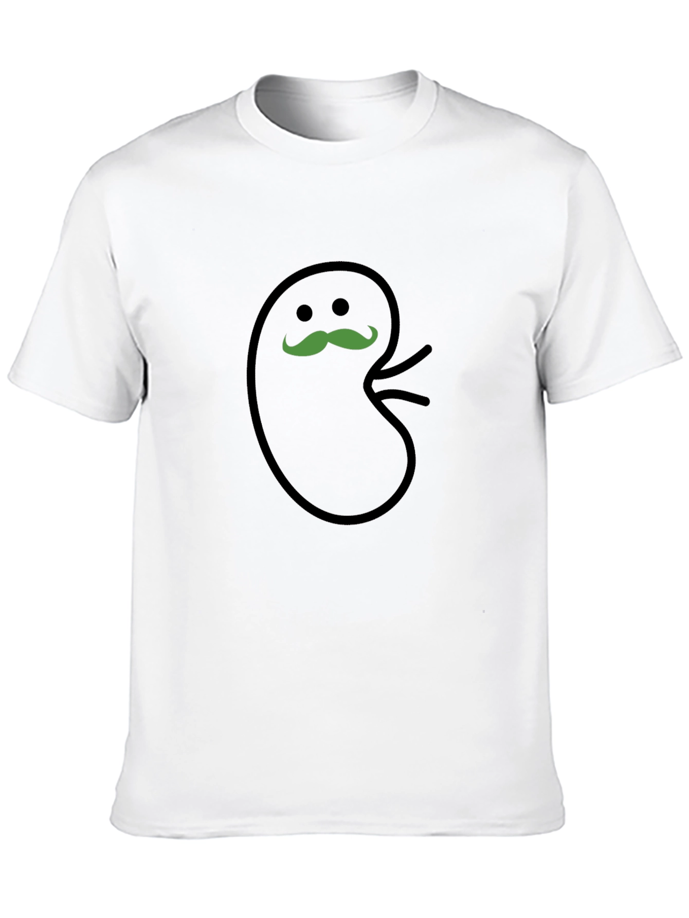 Whimsical Bean Character Graphic Tee