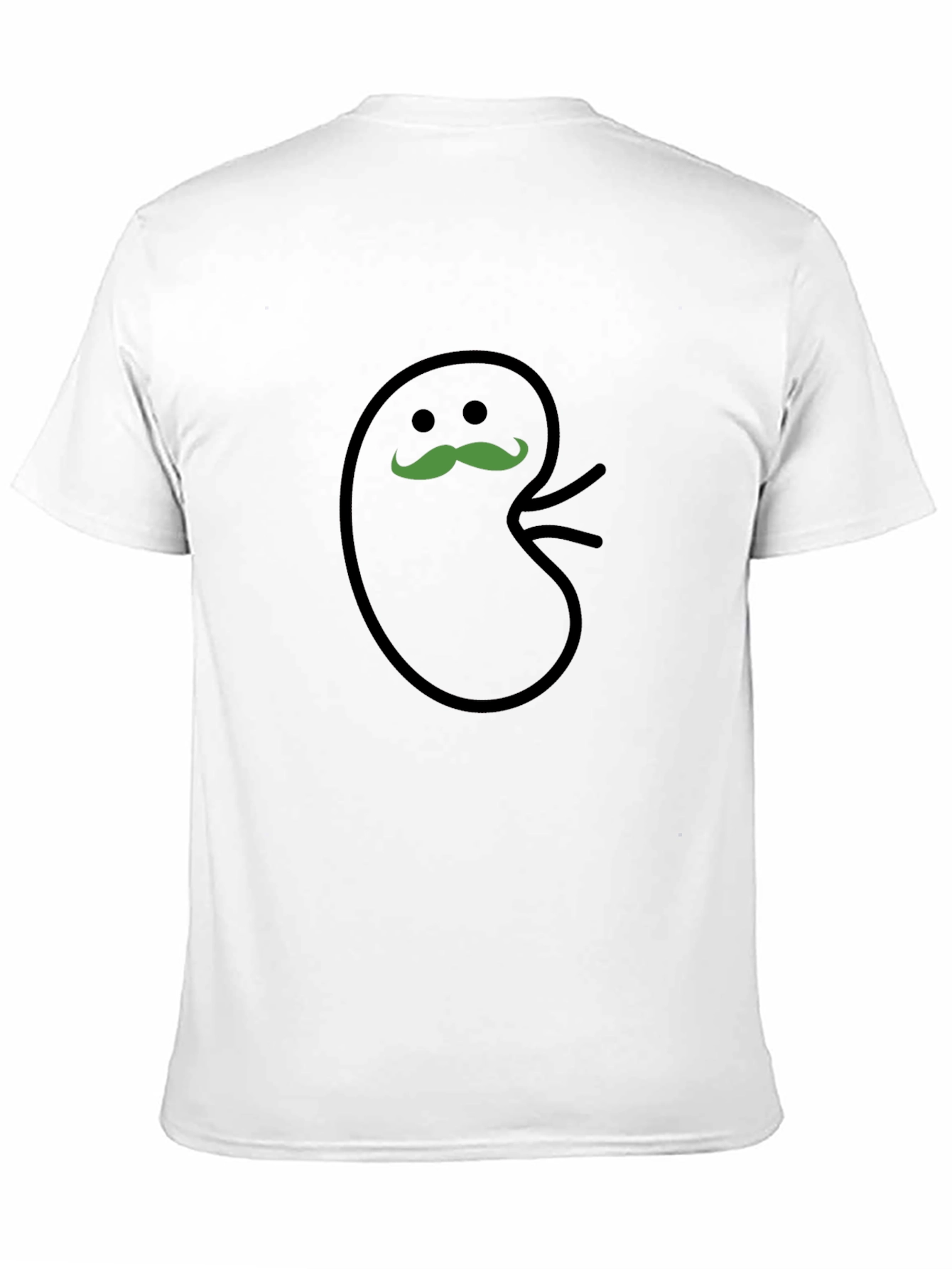 Whimsical Bean Character Graphic Tee