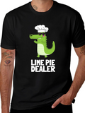 Lime Pie Dealer T-Shirt - Chef Alligator Design