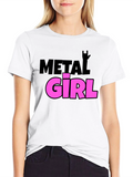 Metal Girl T-Shirt - Rock On!