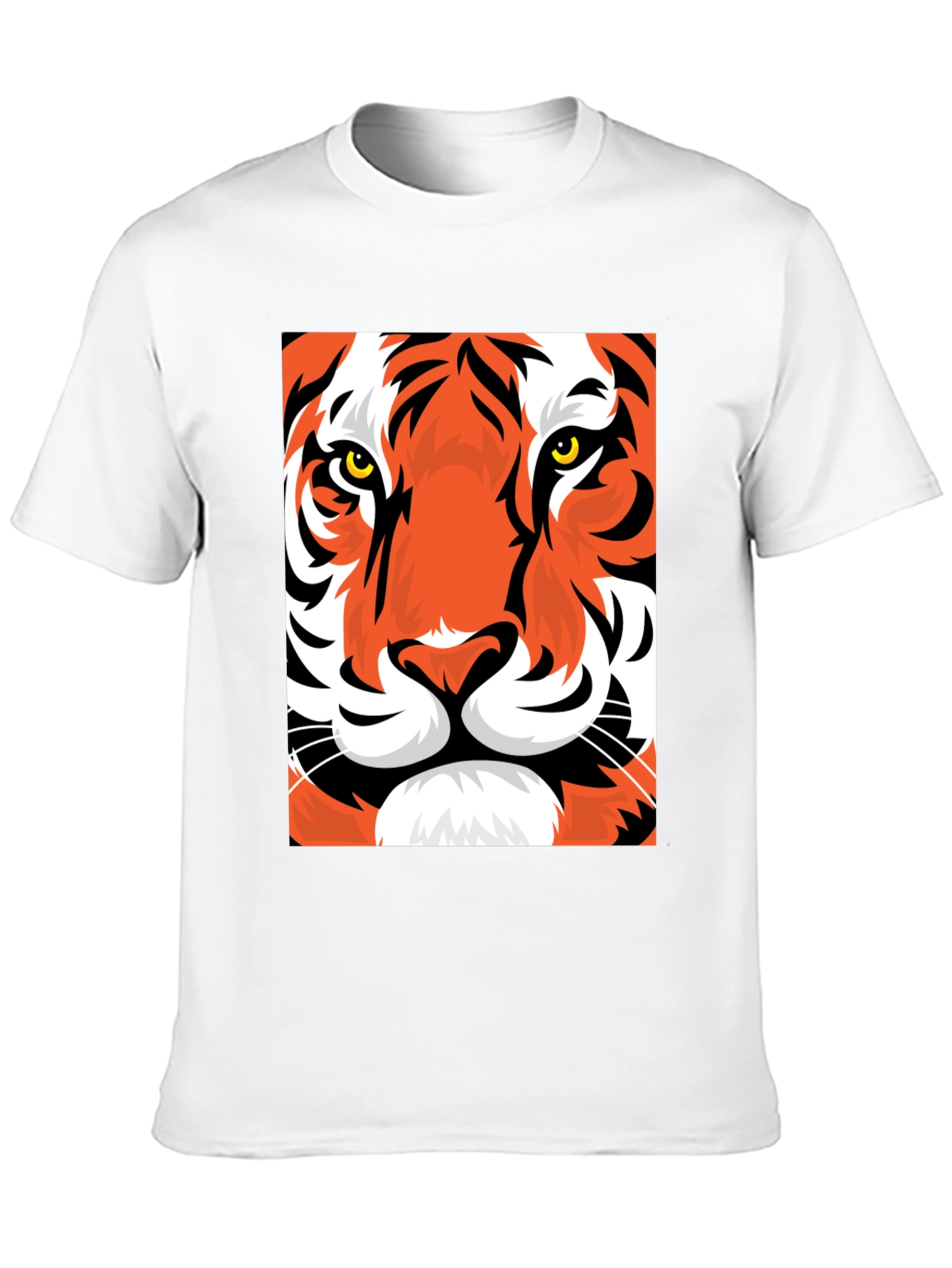 Tiger Graphic Tee - Bold Animal Print T-Shirt