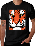 Tiger Graphic Tee - Bold Animal Print T-Shirt