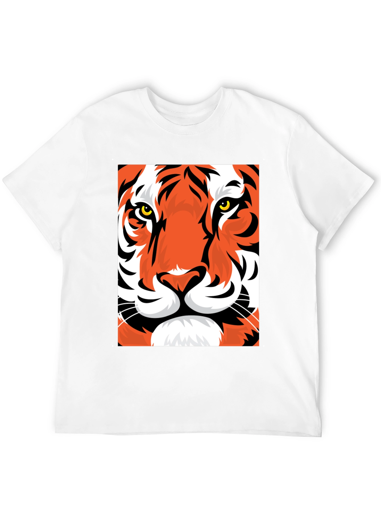Tiger Graphic Tee - Bold Animal Print T-Shirt