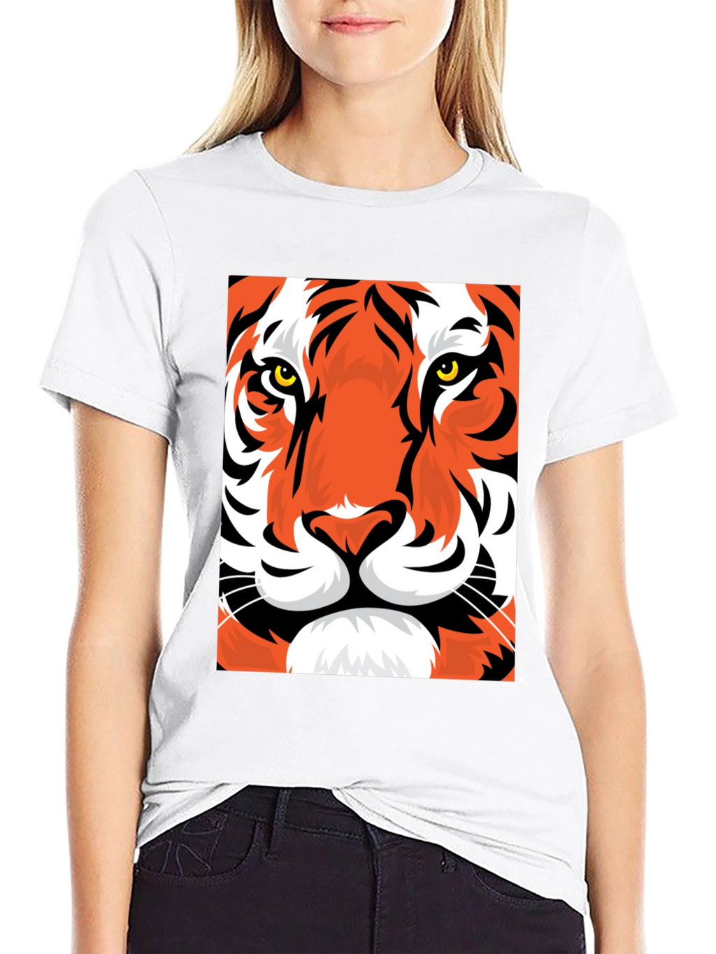Tiger Graphic Tee - Bold Animal Print T-Shirt