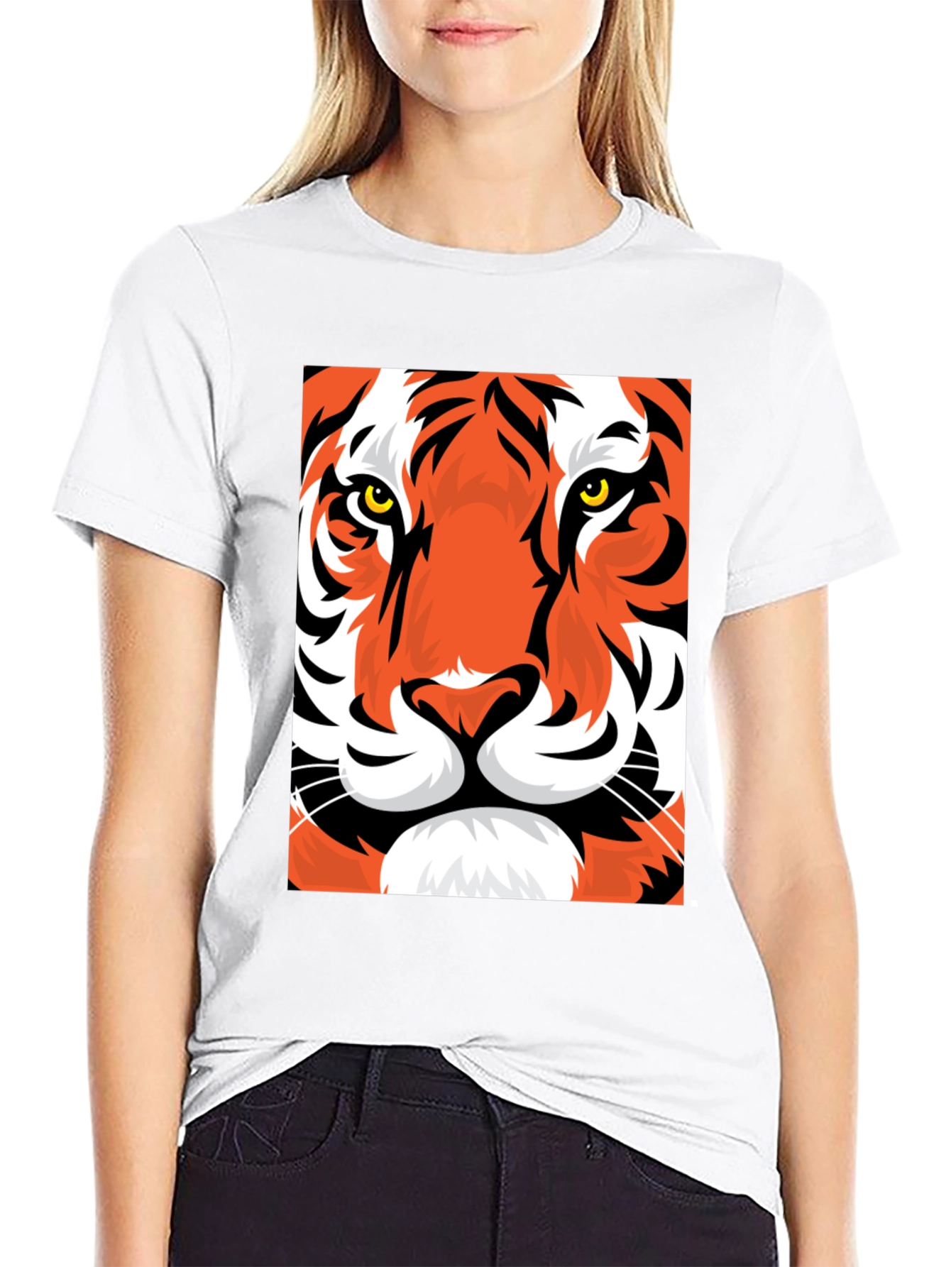 Tiger Graphic Tee - Bold Animal Print T-Shirt