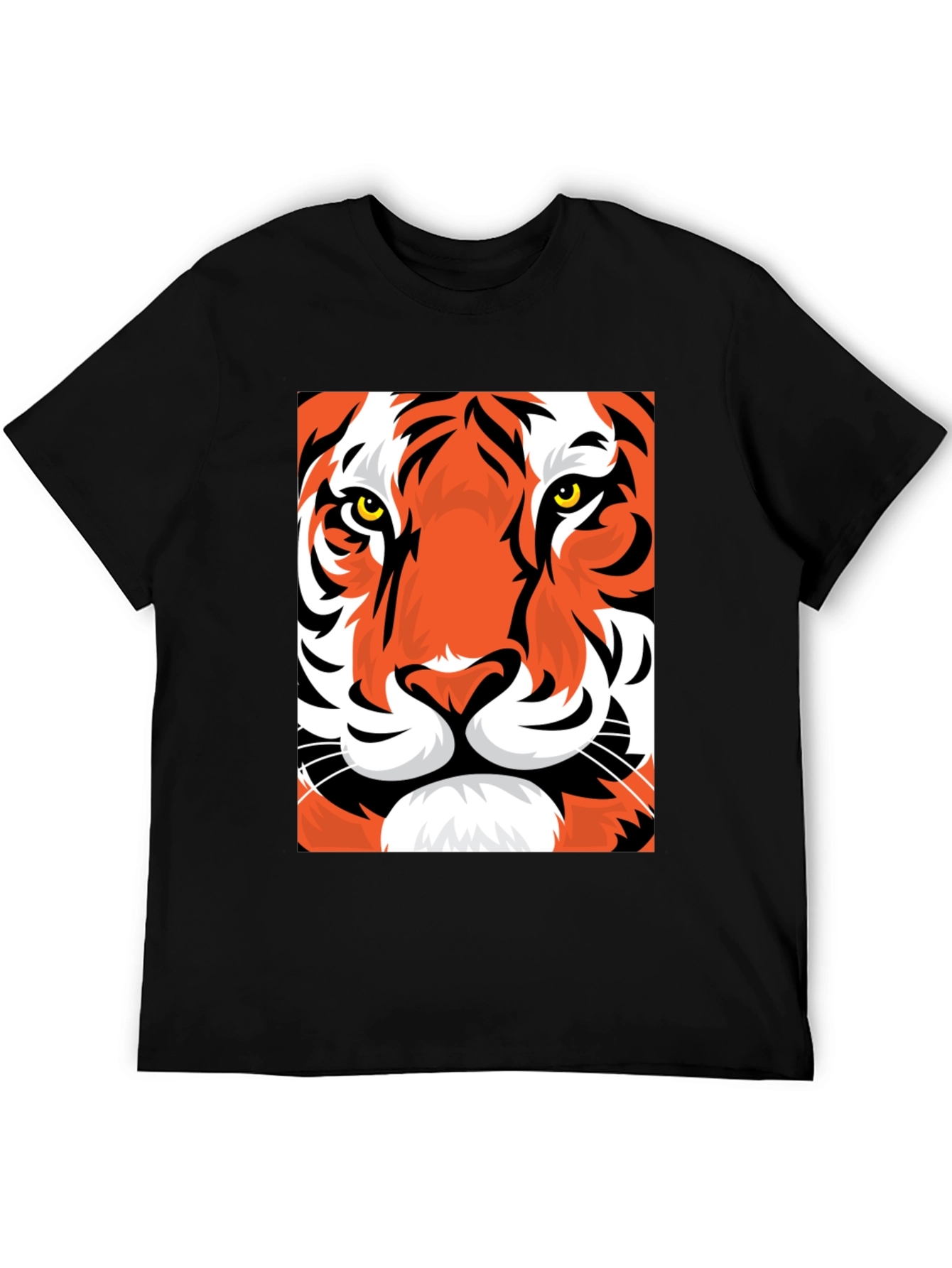 Tiger Graphic Tee - Bold Animal Print T-Shirt