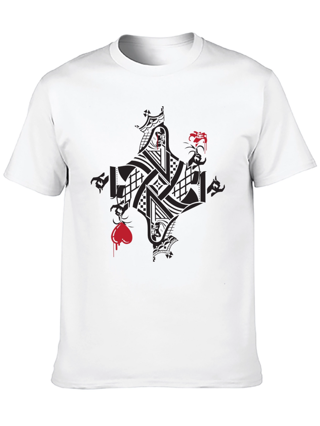 Queen of Hearts Bleeding T-Shirt