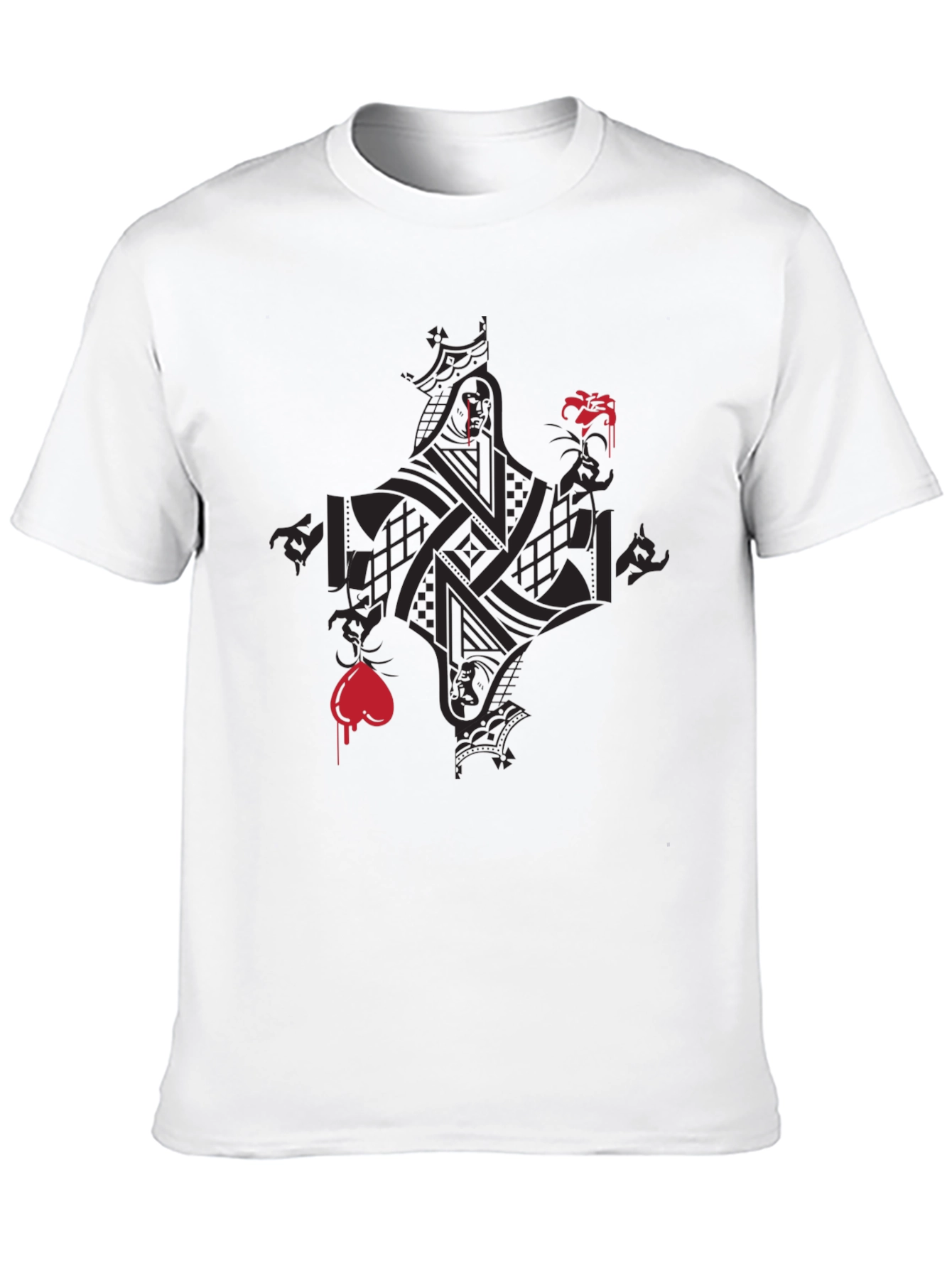 Queen of Hearts Bleeding T-Shirt