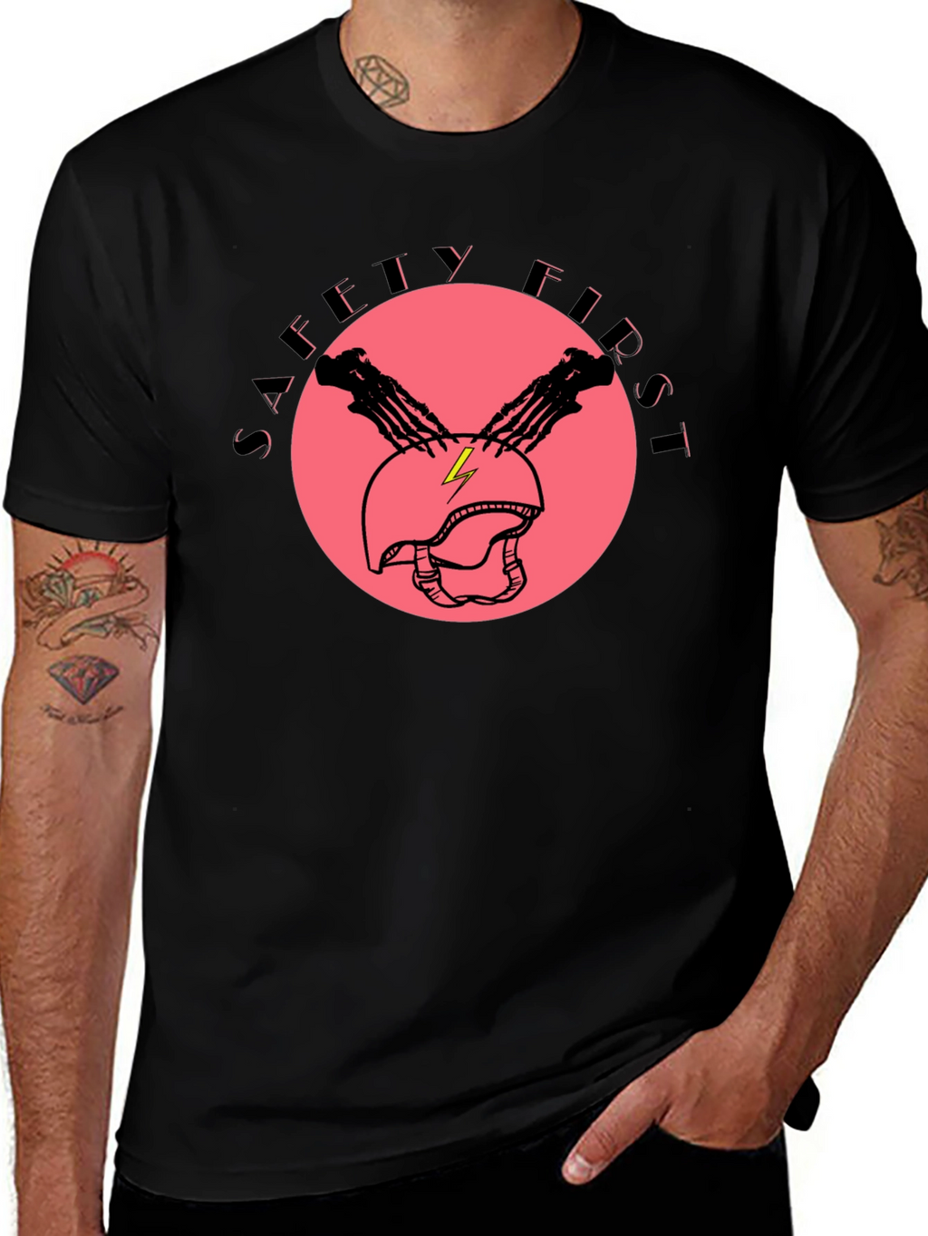 Safety First Helmet T-Shirt