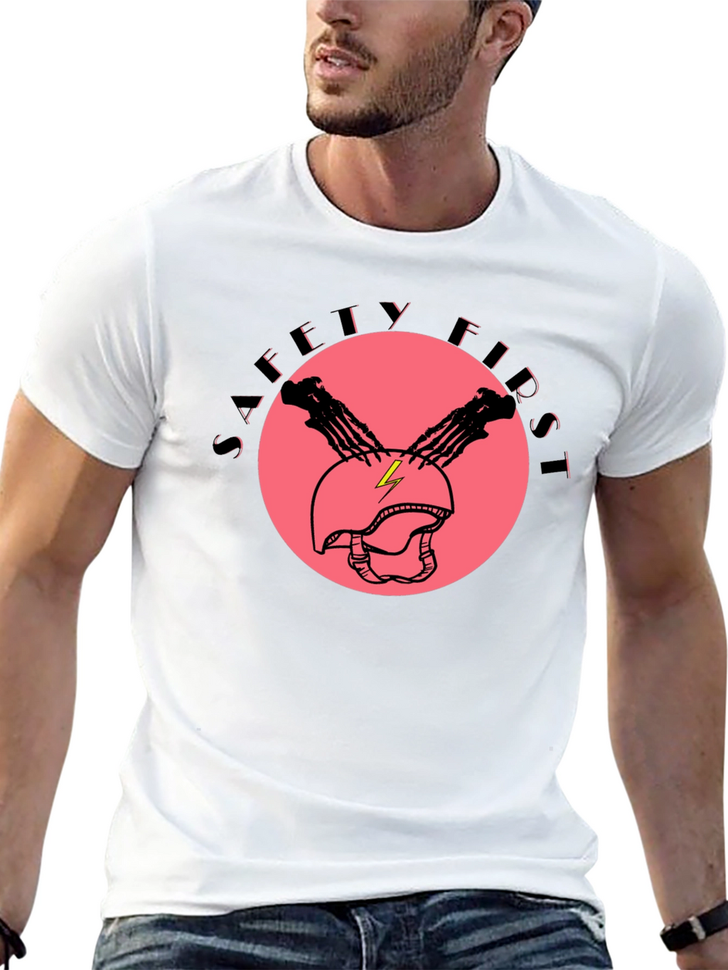 Safety First Helmet T-Shirt