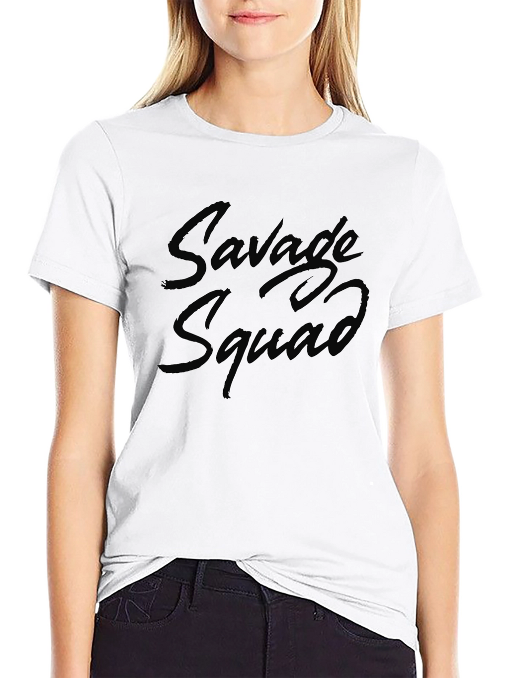 Savage Squad Black Graphic Tee