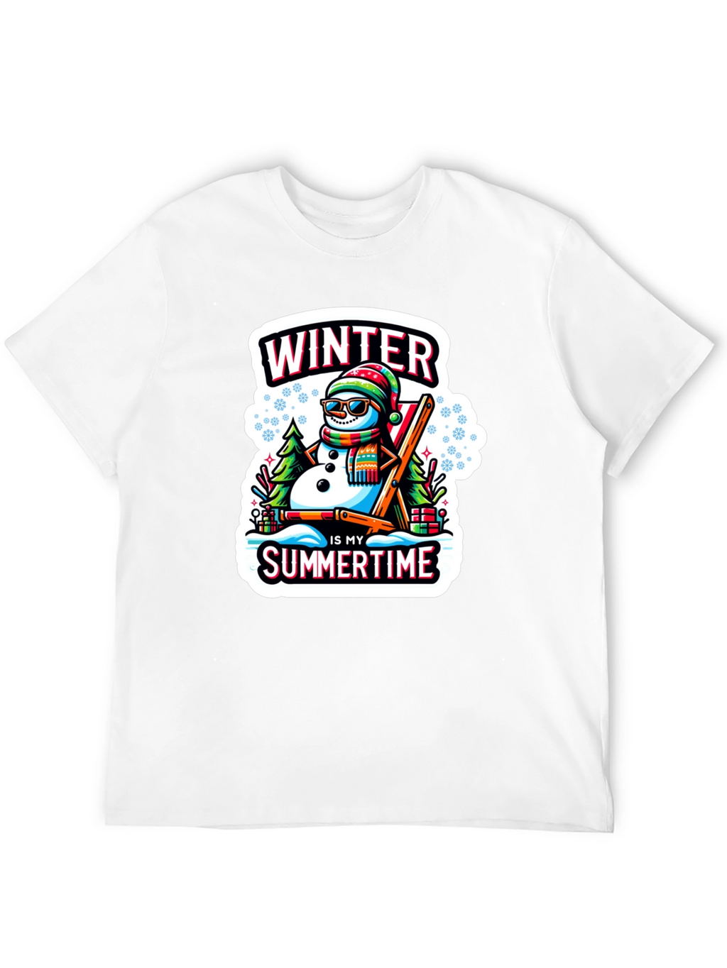 Winter Is My Summertime Graphic T-Shirt