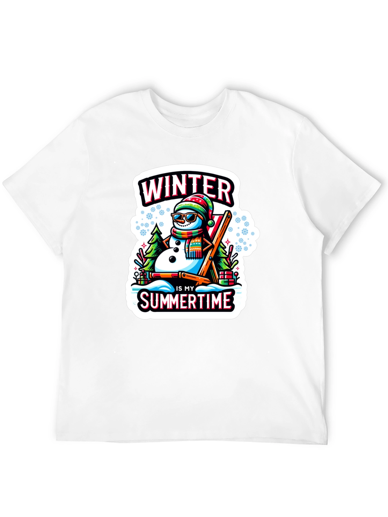 Winter Is My Summertime Graphic T-Shirt