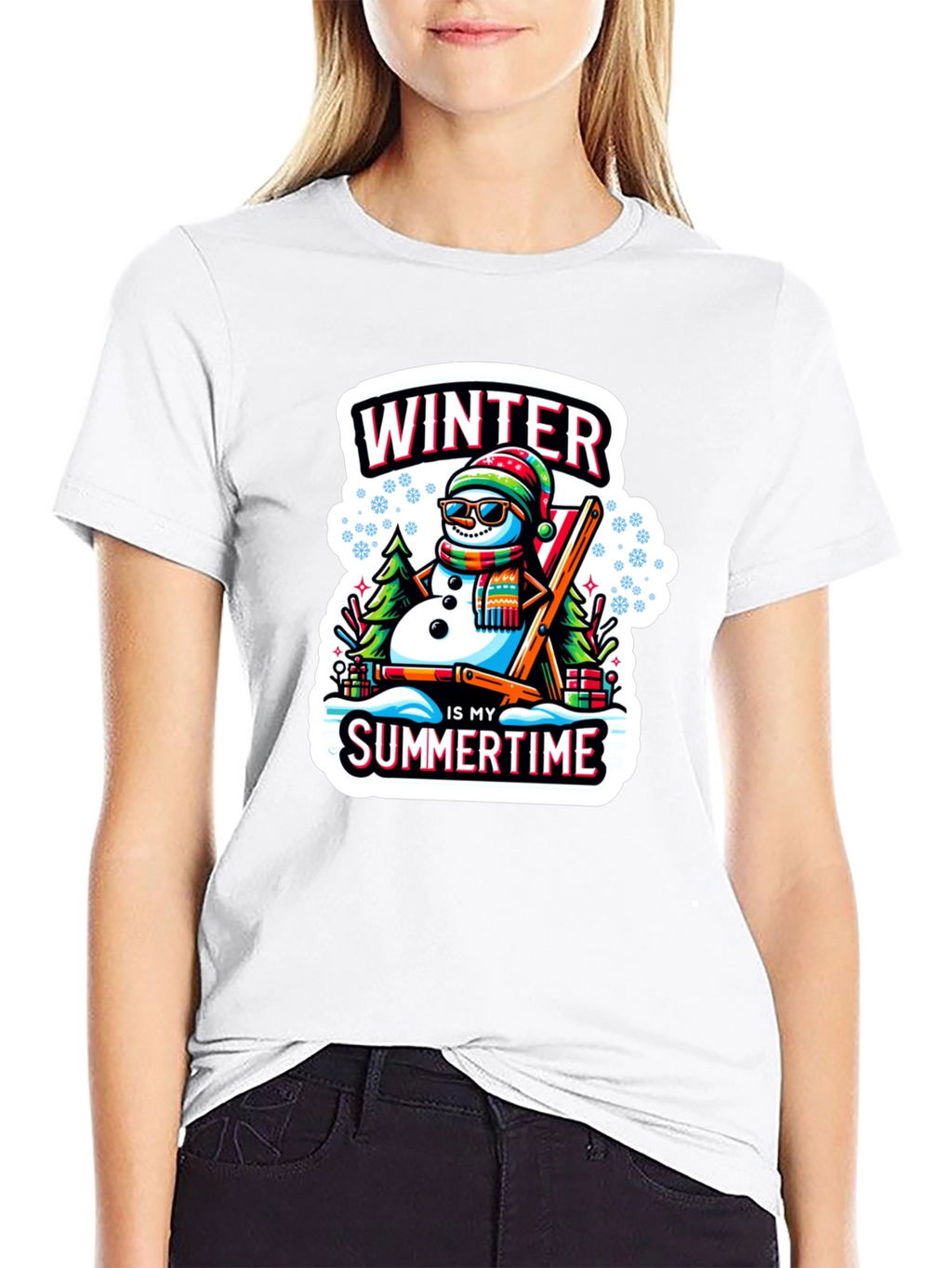 Winter Is My Summertime Graphic T-Shirt