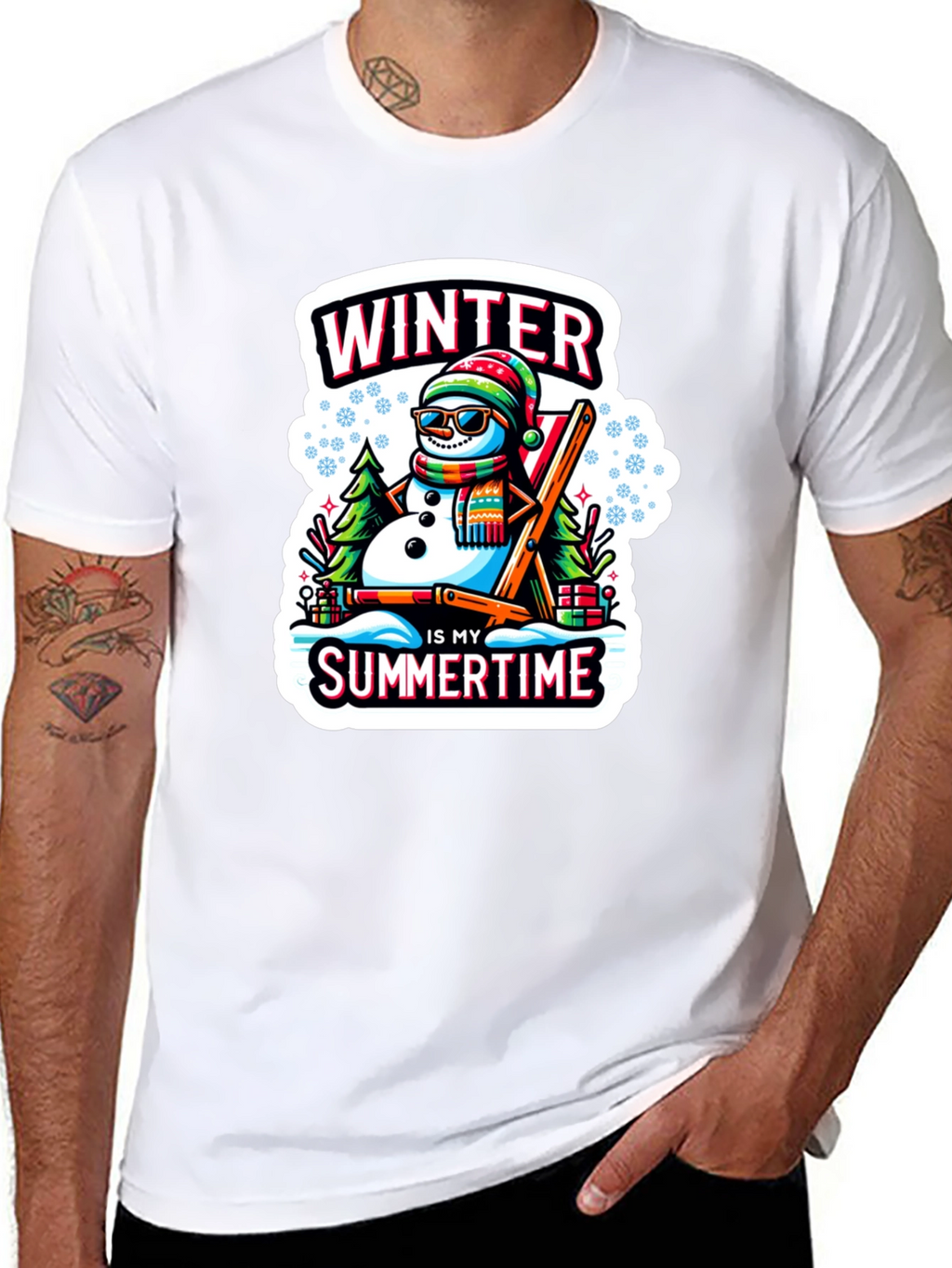 Winter Is My Summertime Graphic T-Shirt