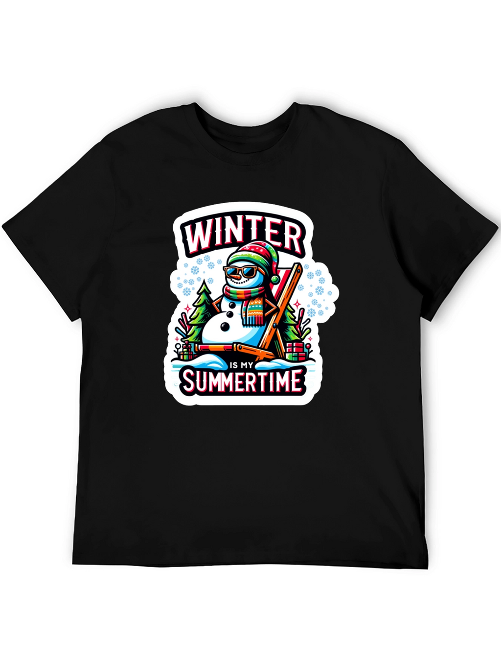 Winter Is My Summertime Graphic T-Shirt