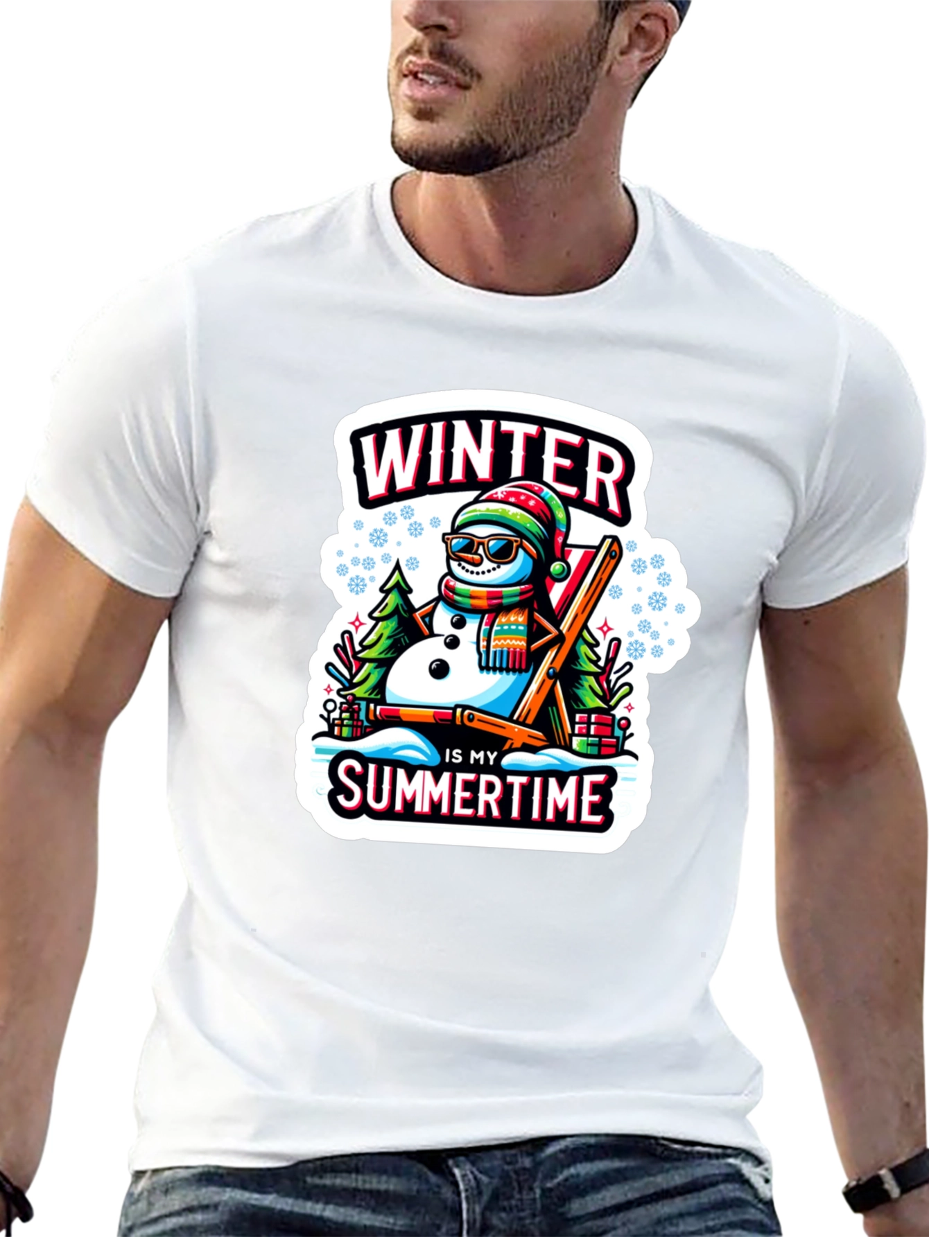 Winter Is My Summertime Graphic T-Shirt