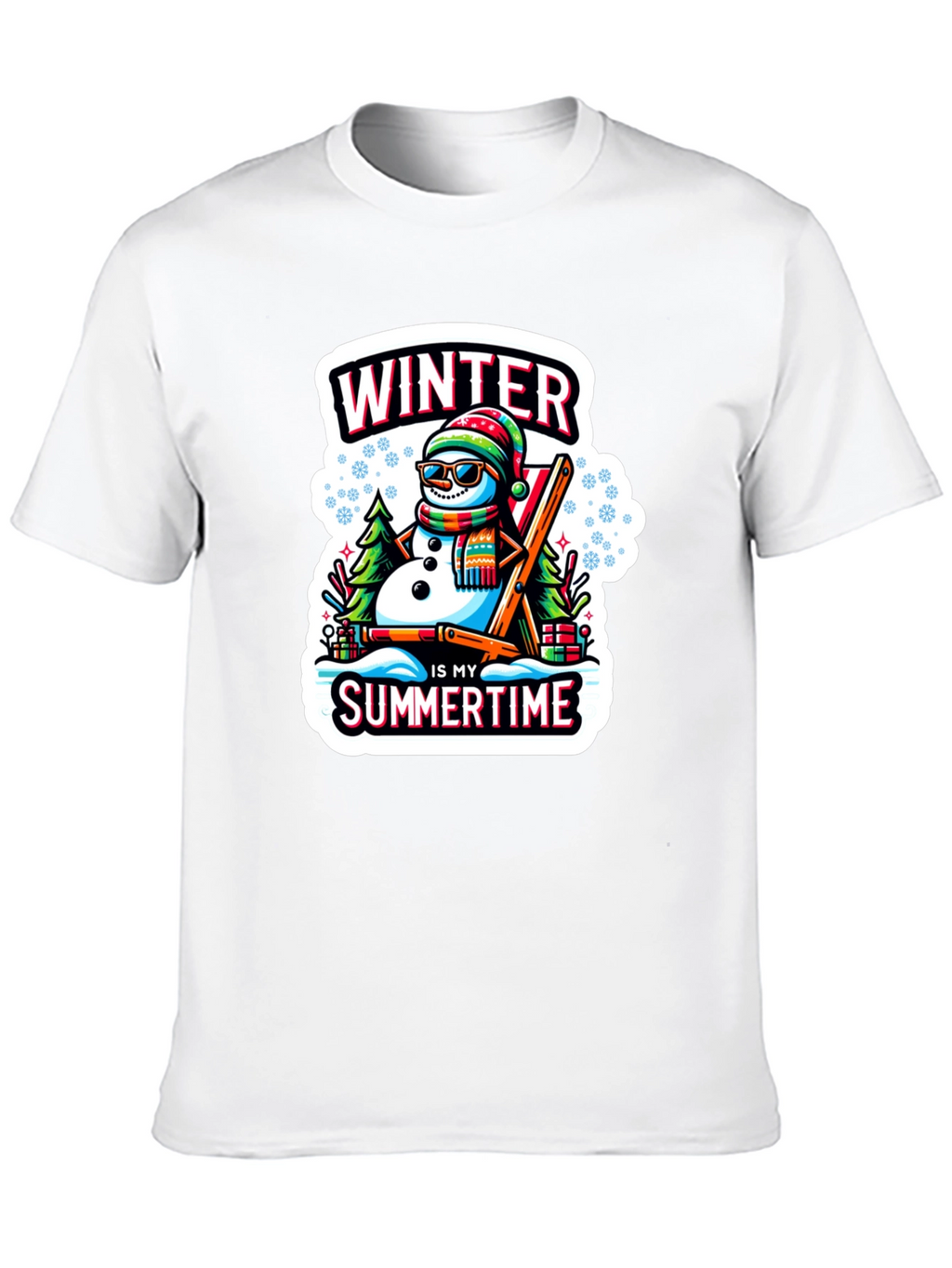 Winter Is My Summertime Graphic T-Shirt