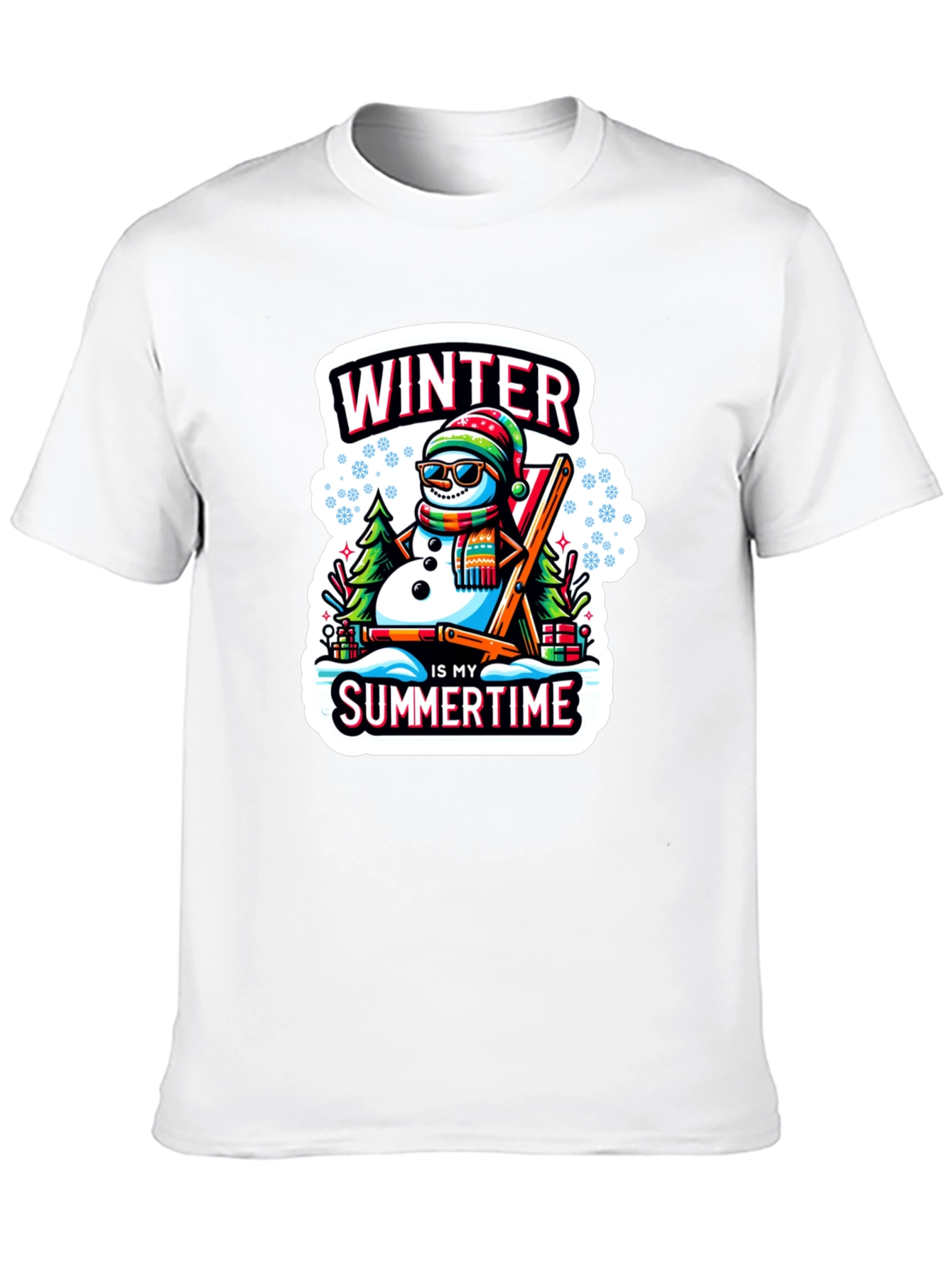 Winter Is My Summertime Graphic T-Shirt