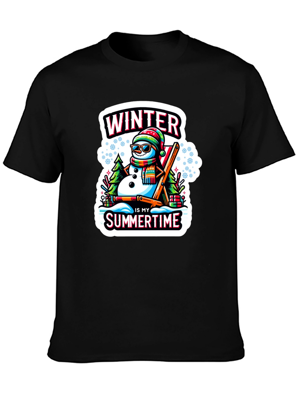 Winter Is My Summertime Graphic T-Shirt