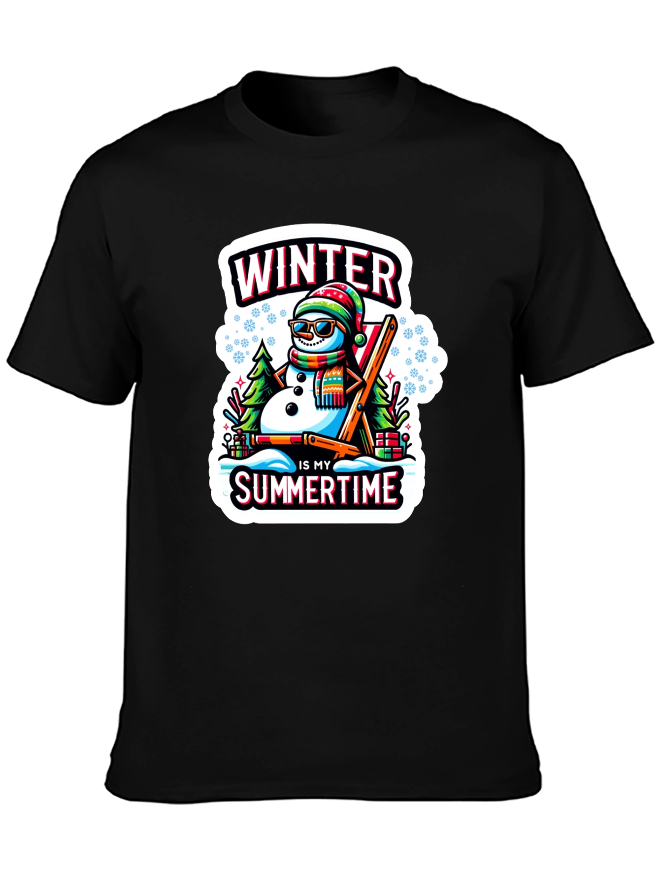 Winter Is My Summertime Graphic T-Shirt