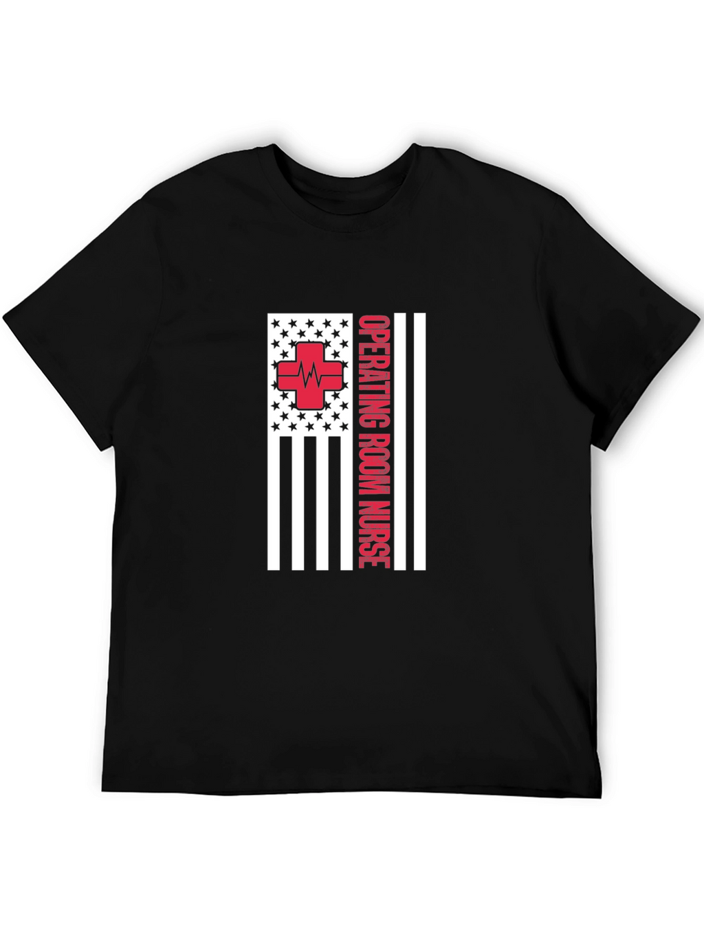 Operating Room Nurse American Flag Tee