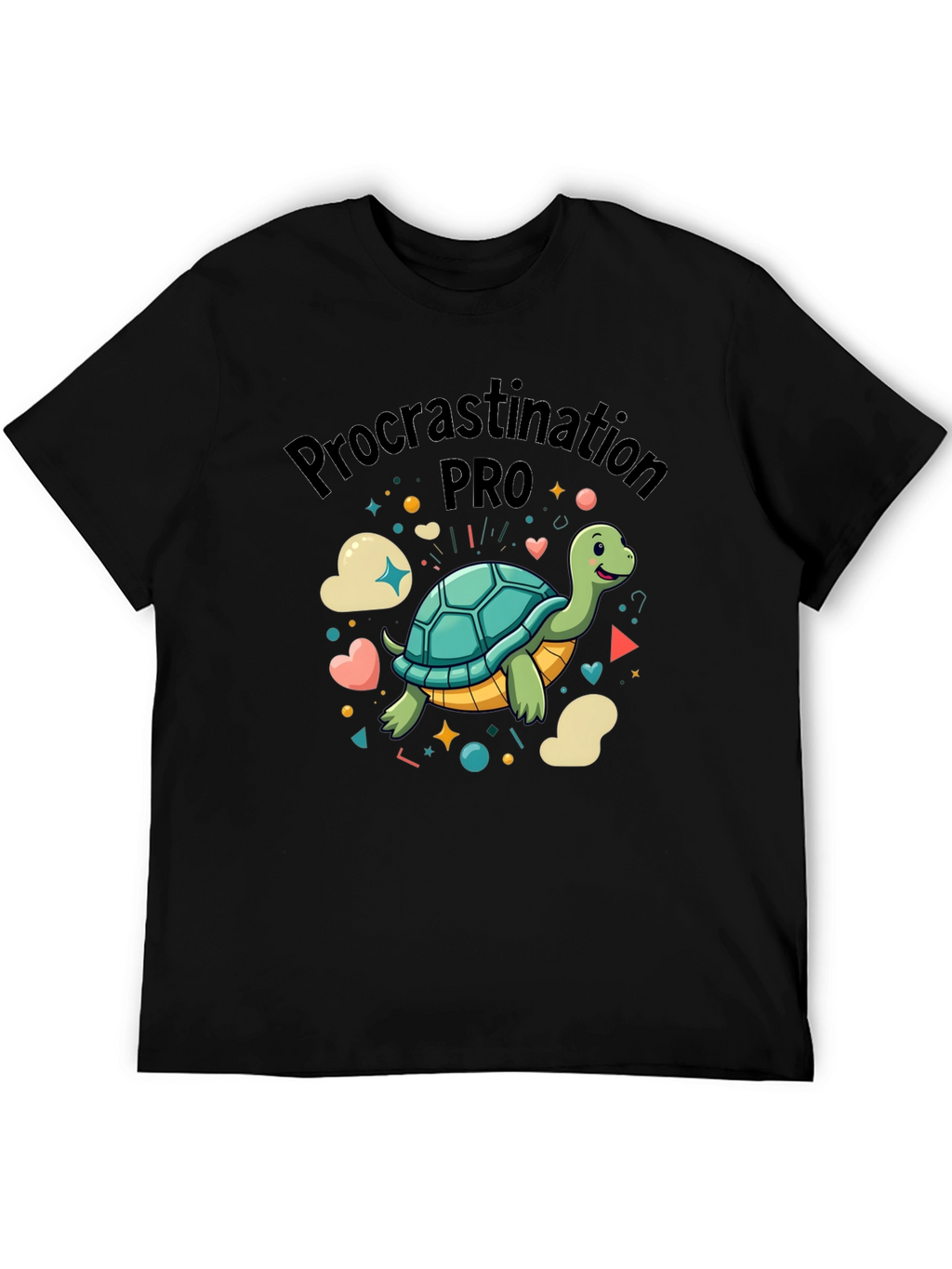Procrastination Pro Turtle Graphic T-Shirt