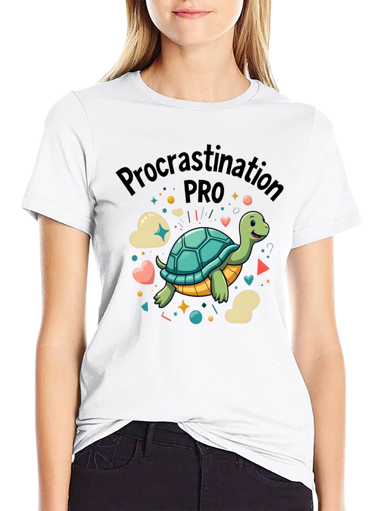 Procrastination Pro Turtle Graphic T-Shirt