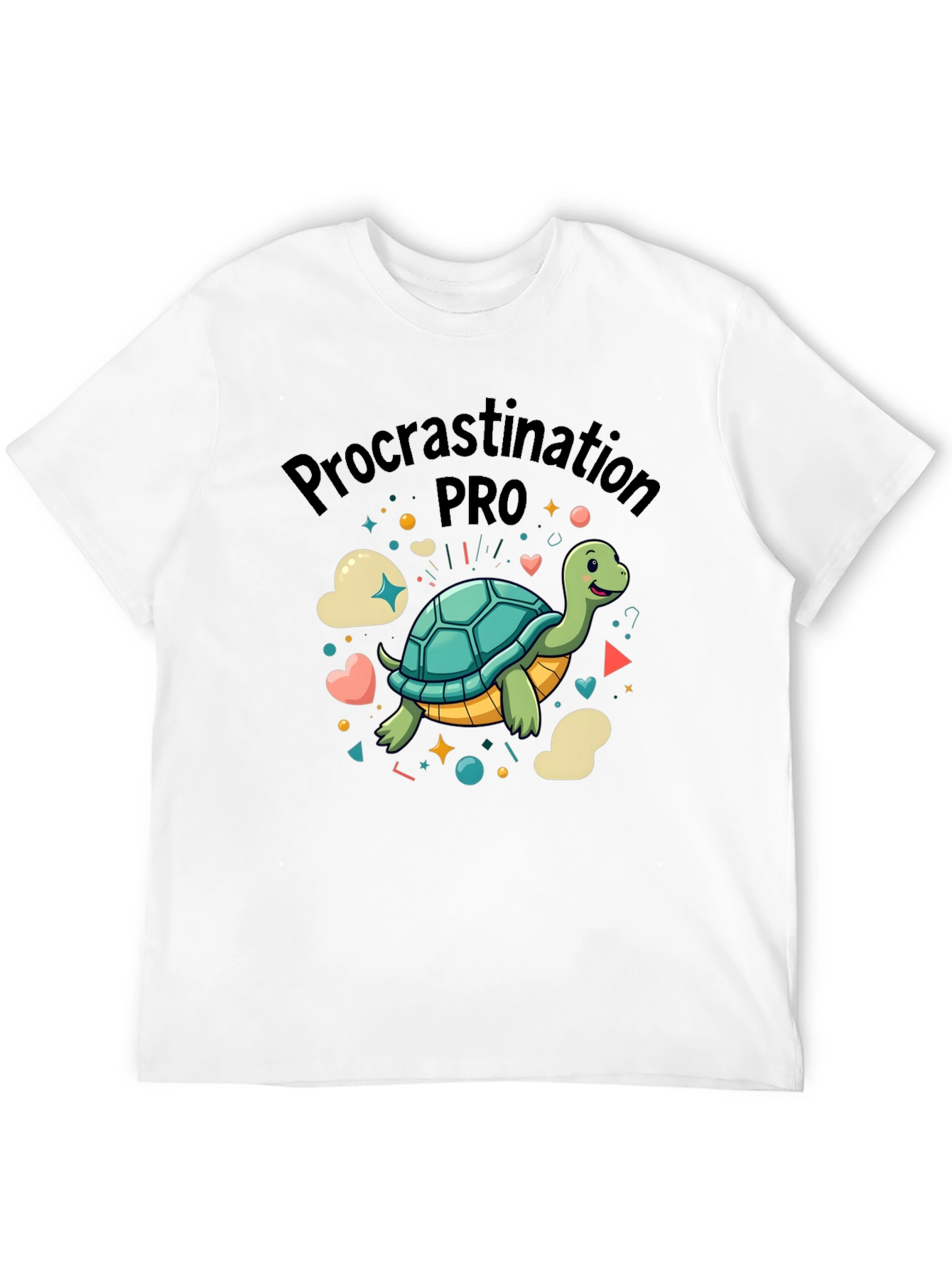 Procrastination Pro Turtle Graphic T-Shirt