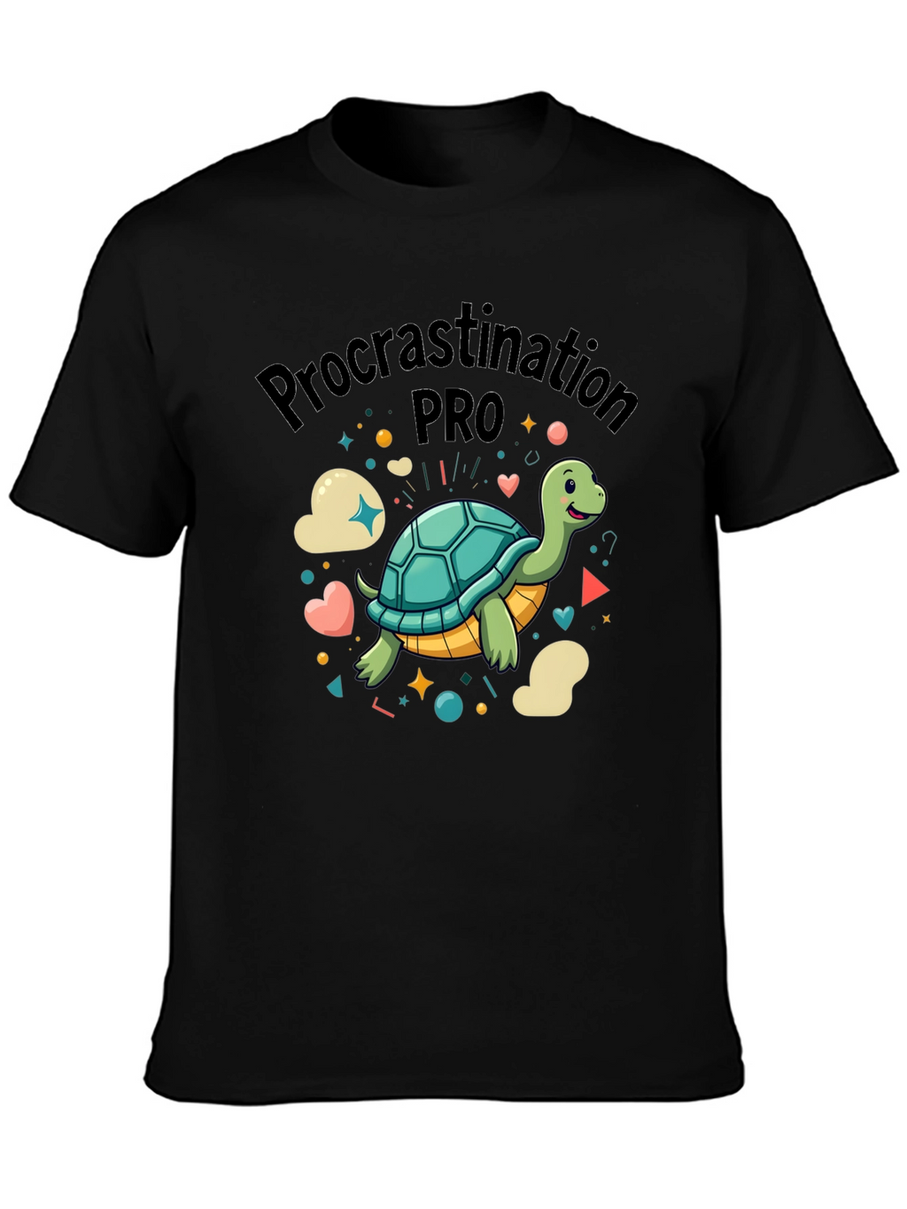 Procrastination Pro Turtle Graphic T-Shirt