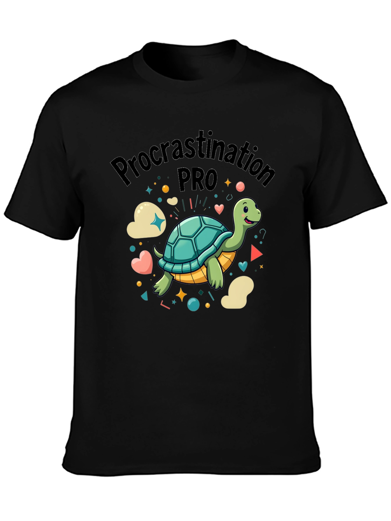Procrastination Pro Turtle Graphic T-Shirt