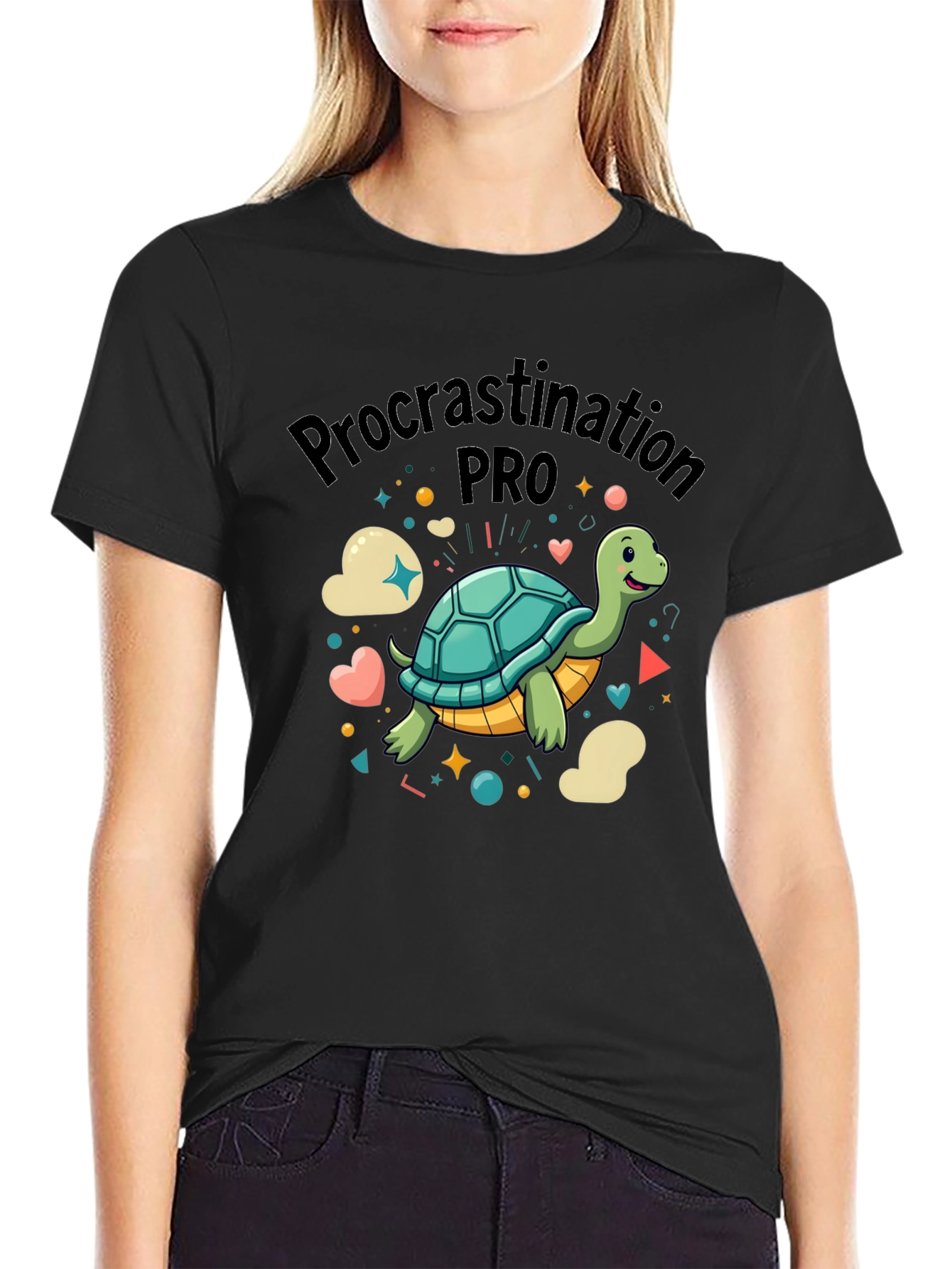 Procrastination Pro Turtle Graphic T-Shirt