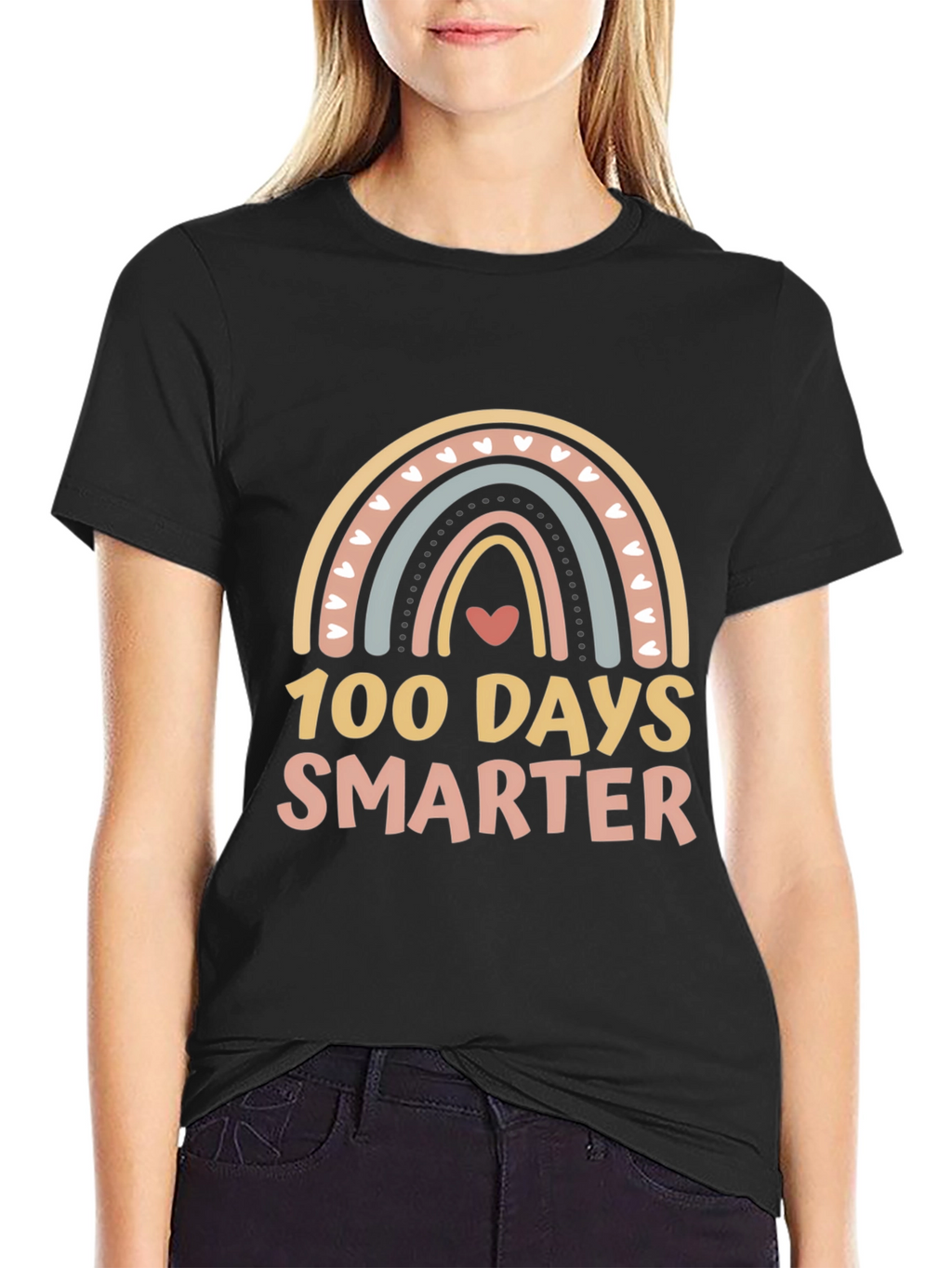 100 Days Smarter Rainbow T-Shirt