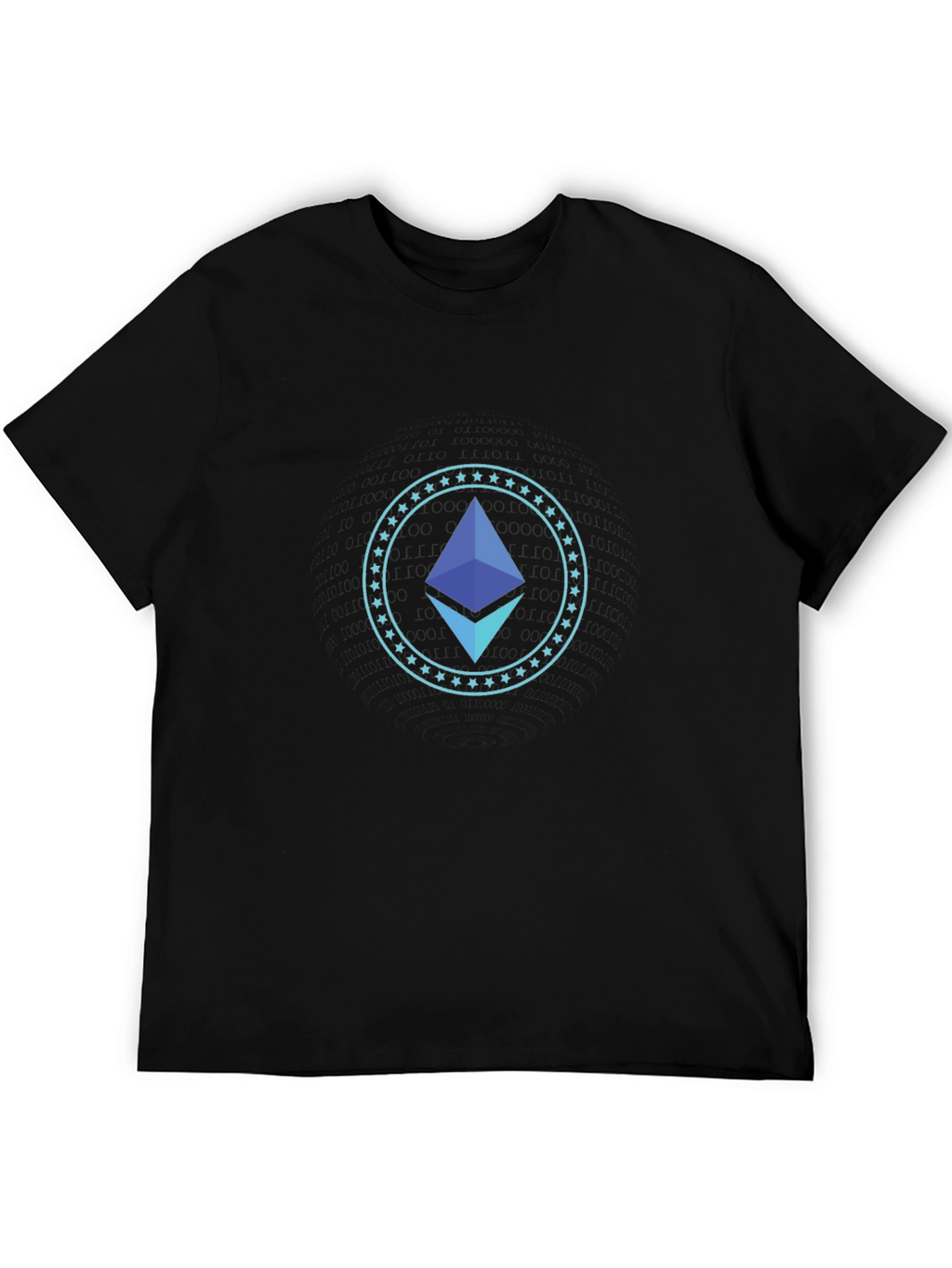 Ethereum Crypto Black T-Shirt - Stylish & Modern