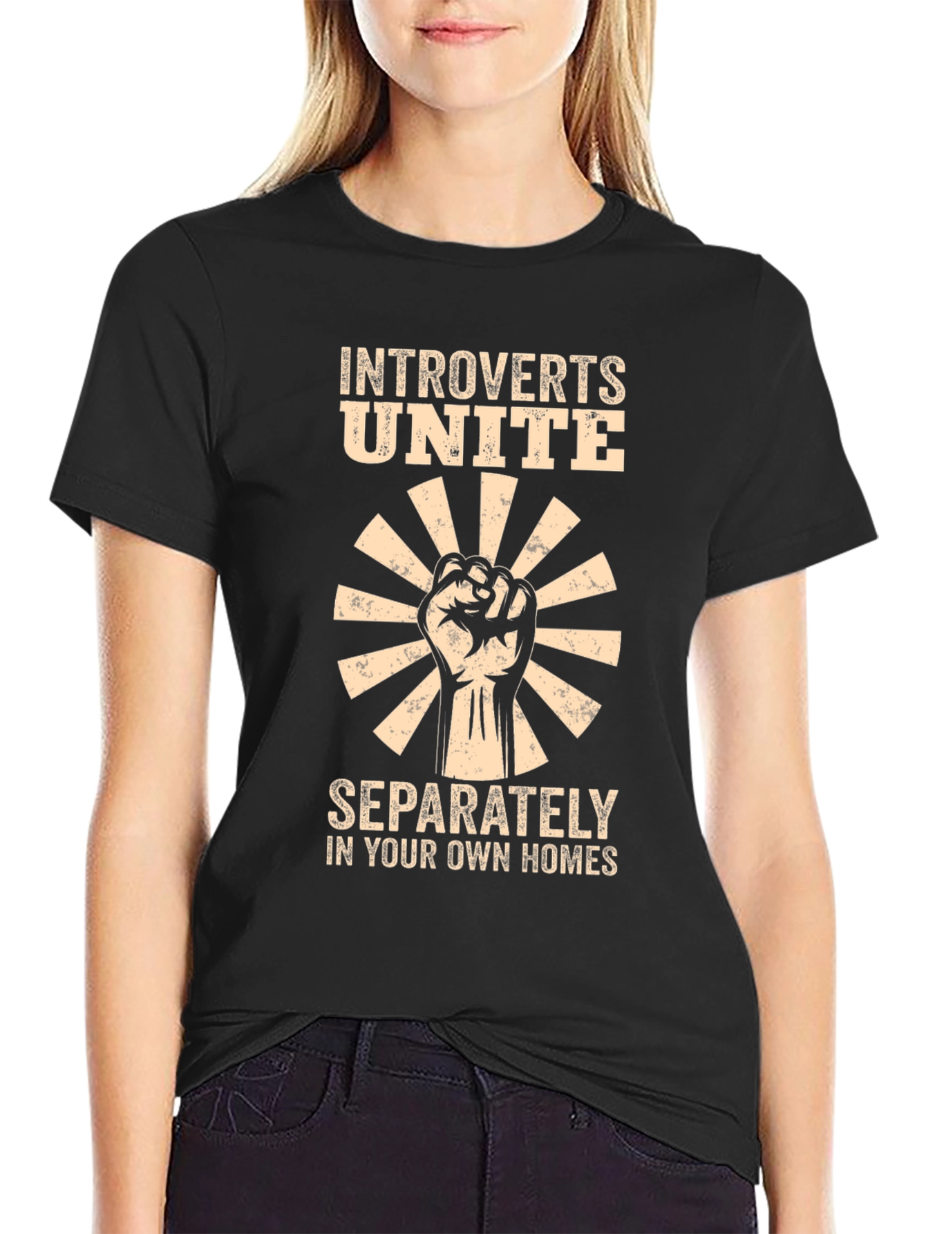 Introverts Unite T-Shirt - Separately at Home!