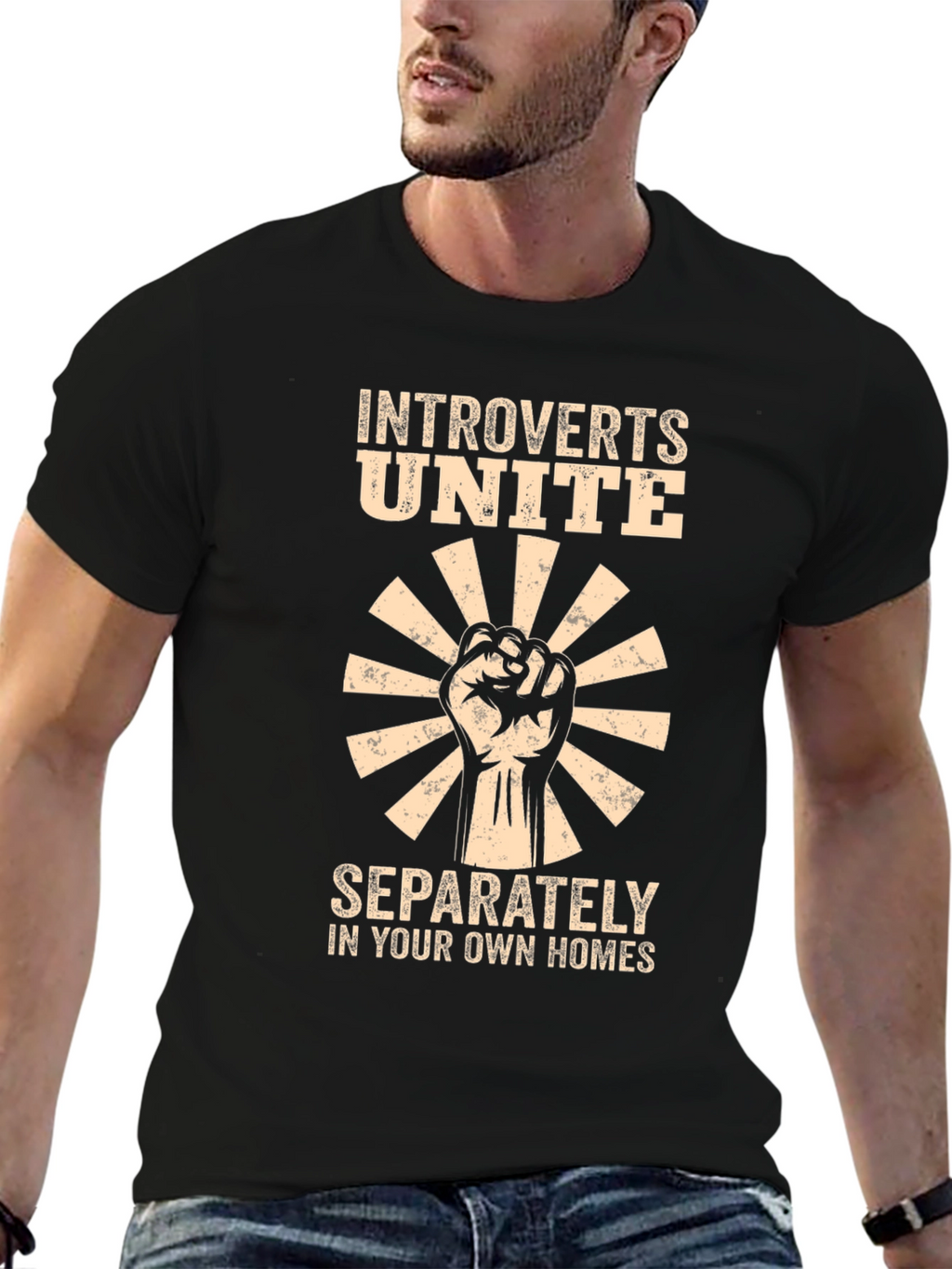 Introverts Unite T-Shirt - Separately at Home!