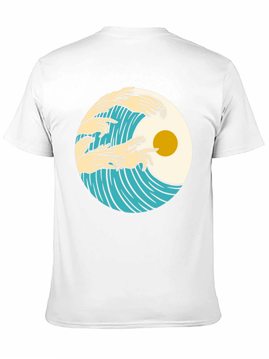 Ocean Wave Hands Graphic Tee