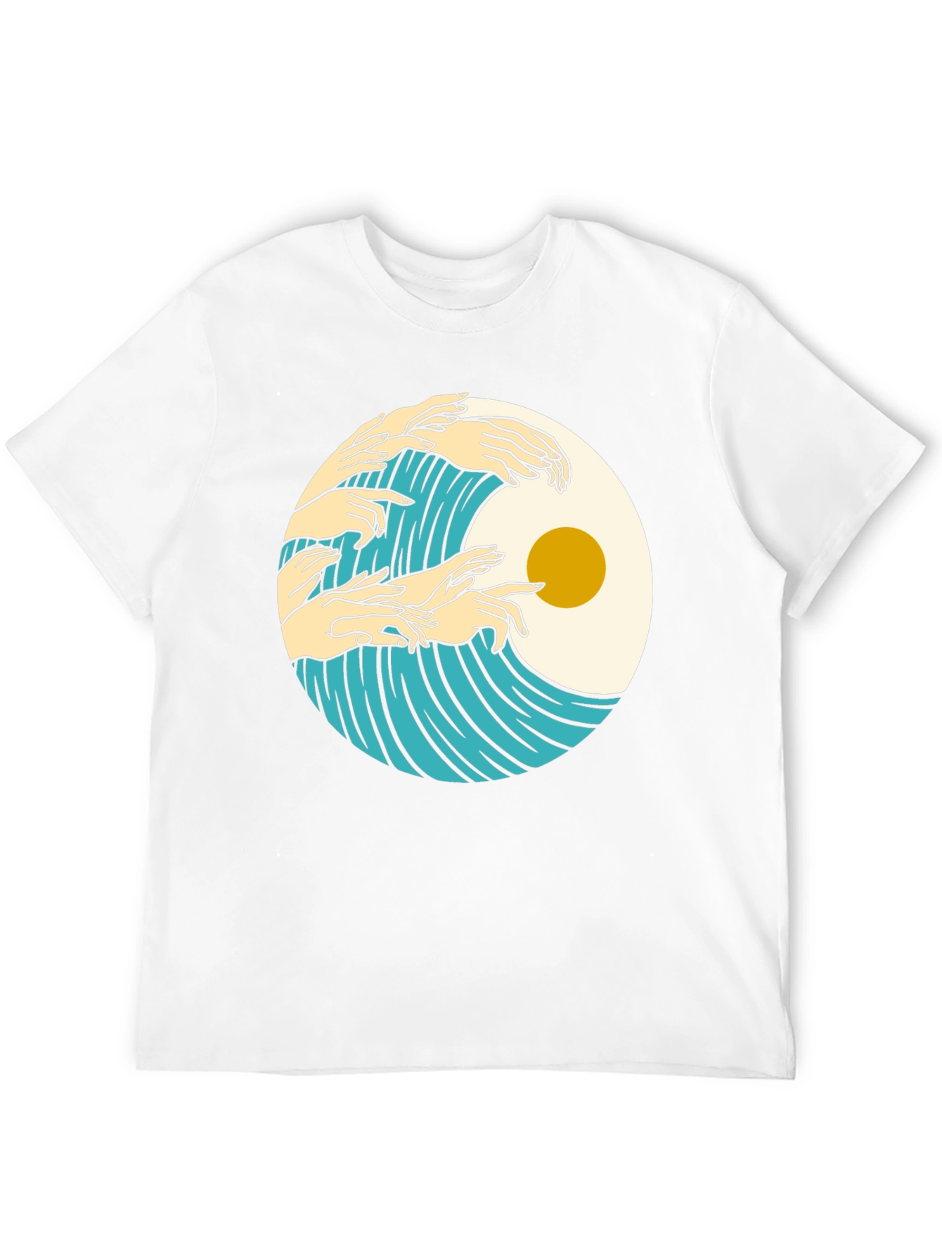 Ocean Wave Hands Graphic Tee