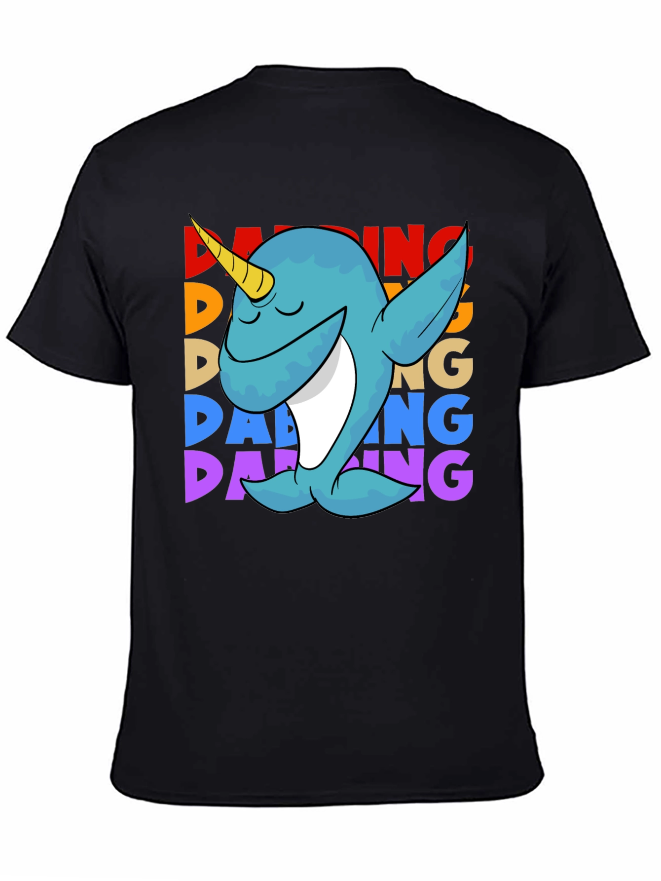 Dabbing Narwhal T-Shirt - Cute & Funny Design