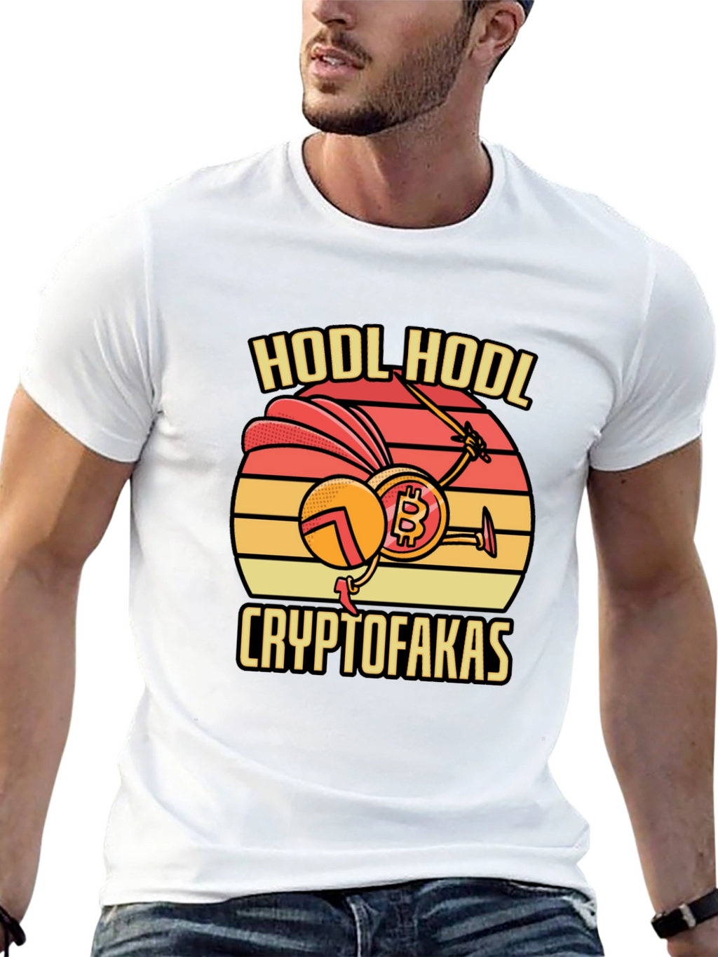 HODL CRYPTOFAKAS Bitcoin T-Shirt