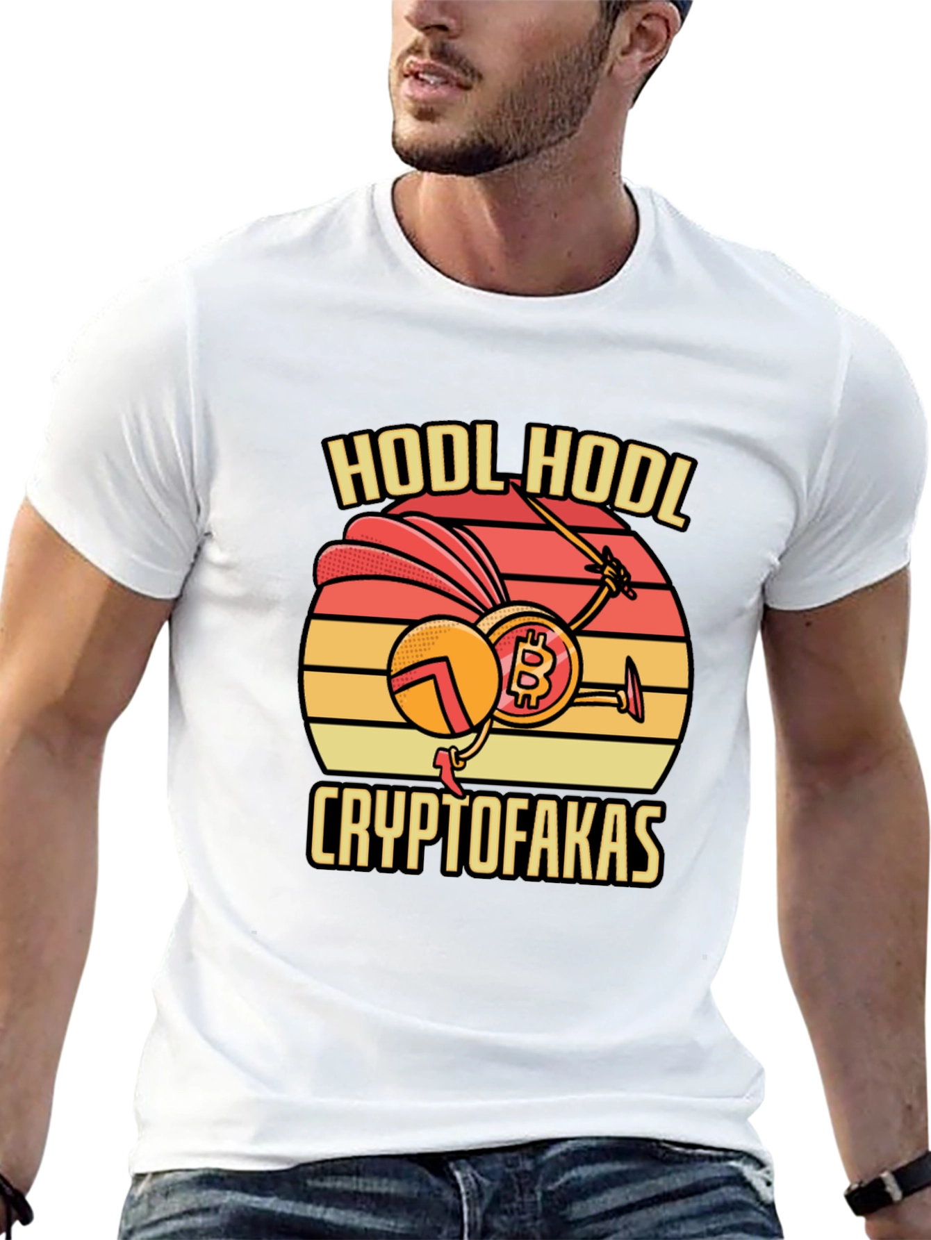 HODL CRYPTOFAKAS Bitcoin T-Shirt