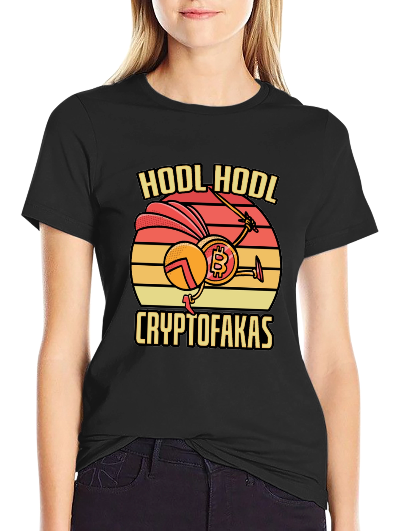 HODL CRYPTOFAKAS Bitcoin T-Shirt