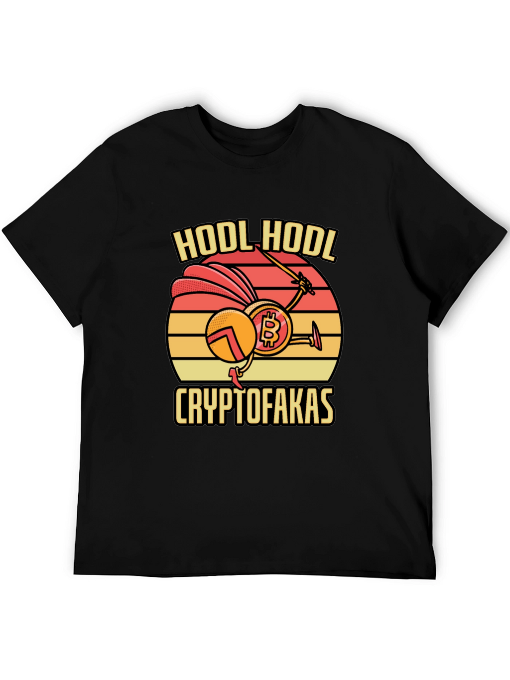 HODL CRYPTOFAKAS Bitcoin T-Shirt