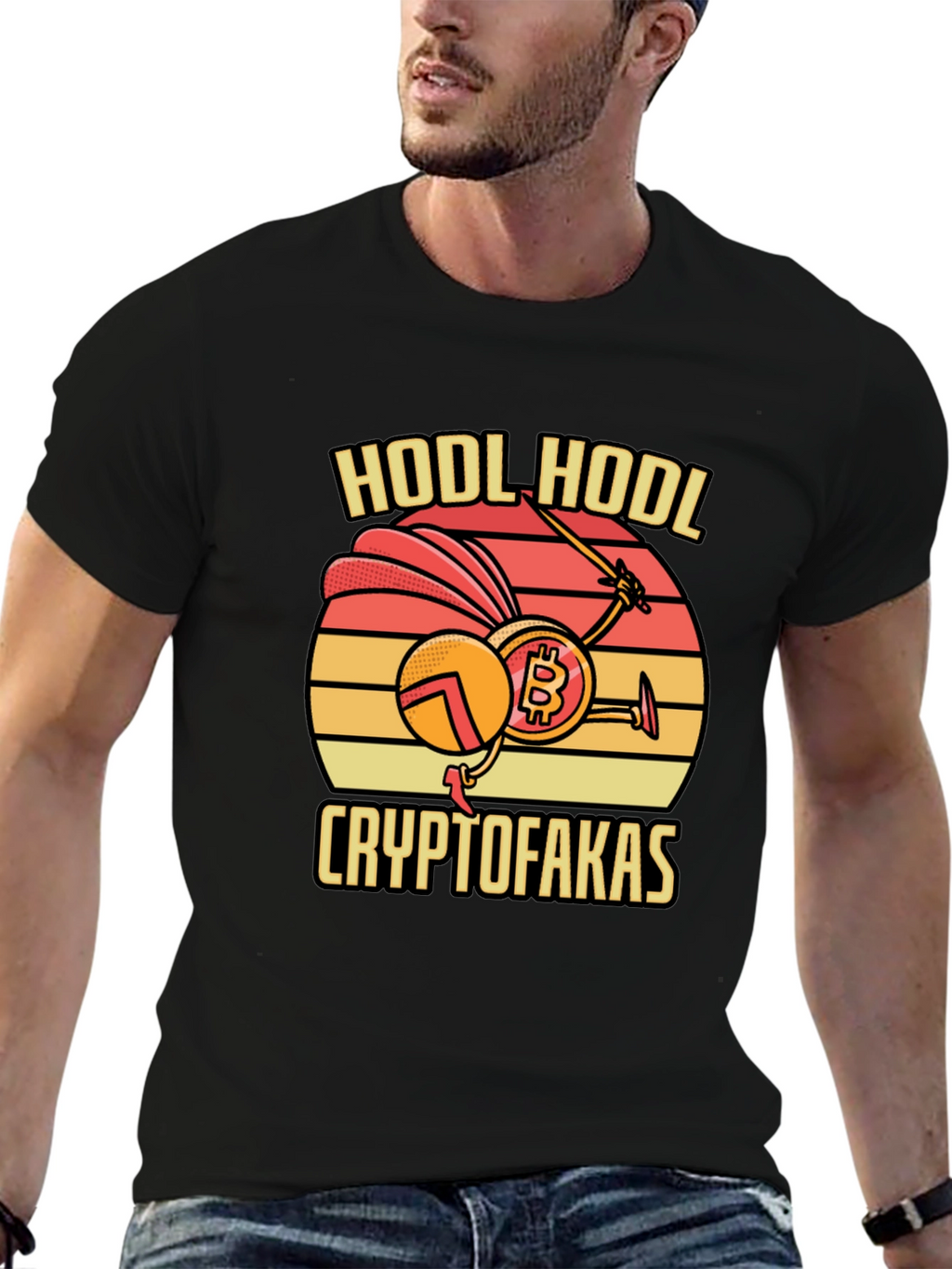HODL CRYPTOFAKAS Bitcoin T-Shirt
